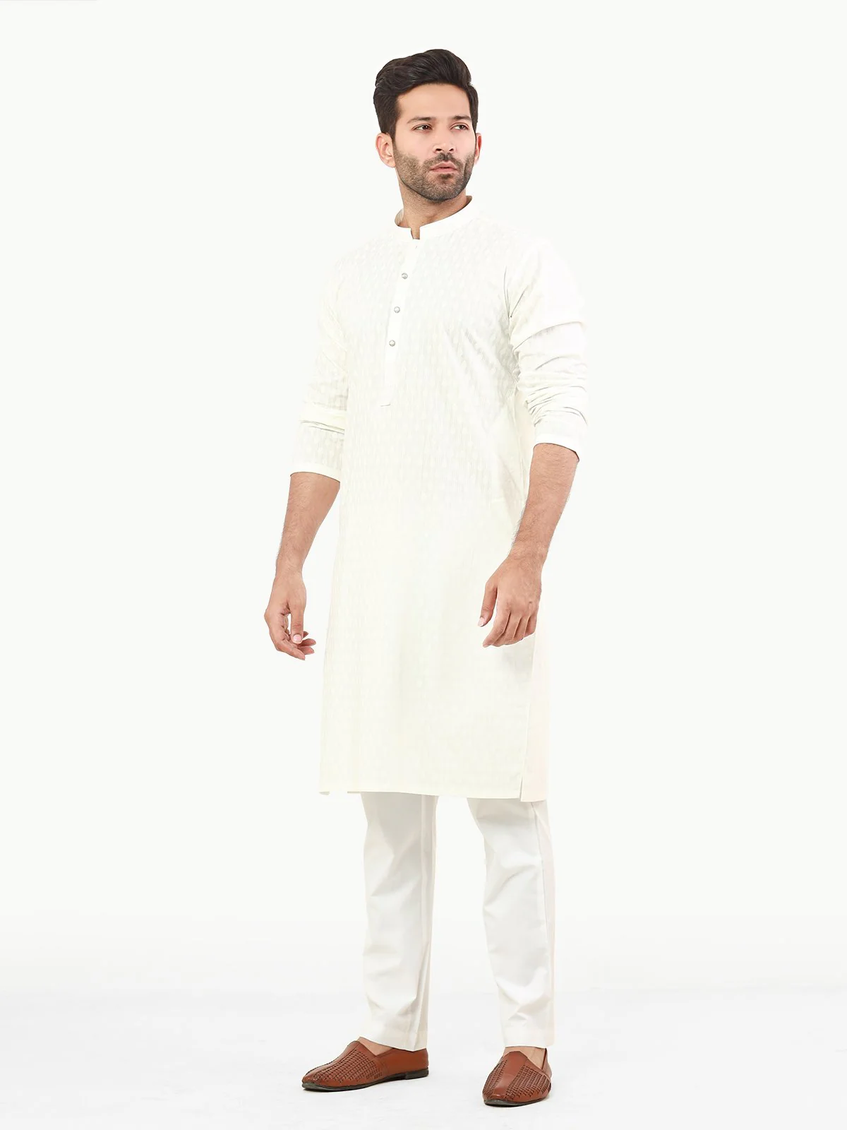 Embroidered Cotton Kurta - EMTK22S-99227