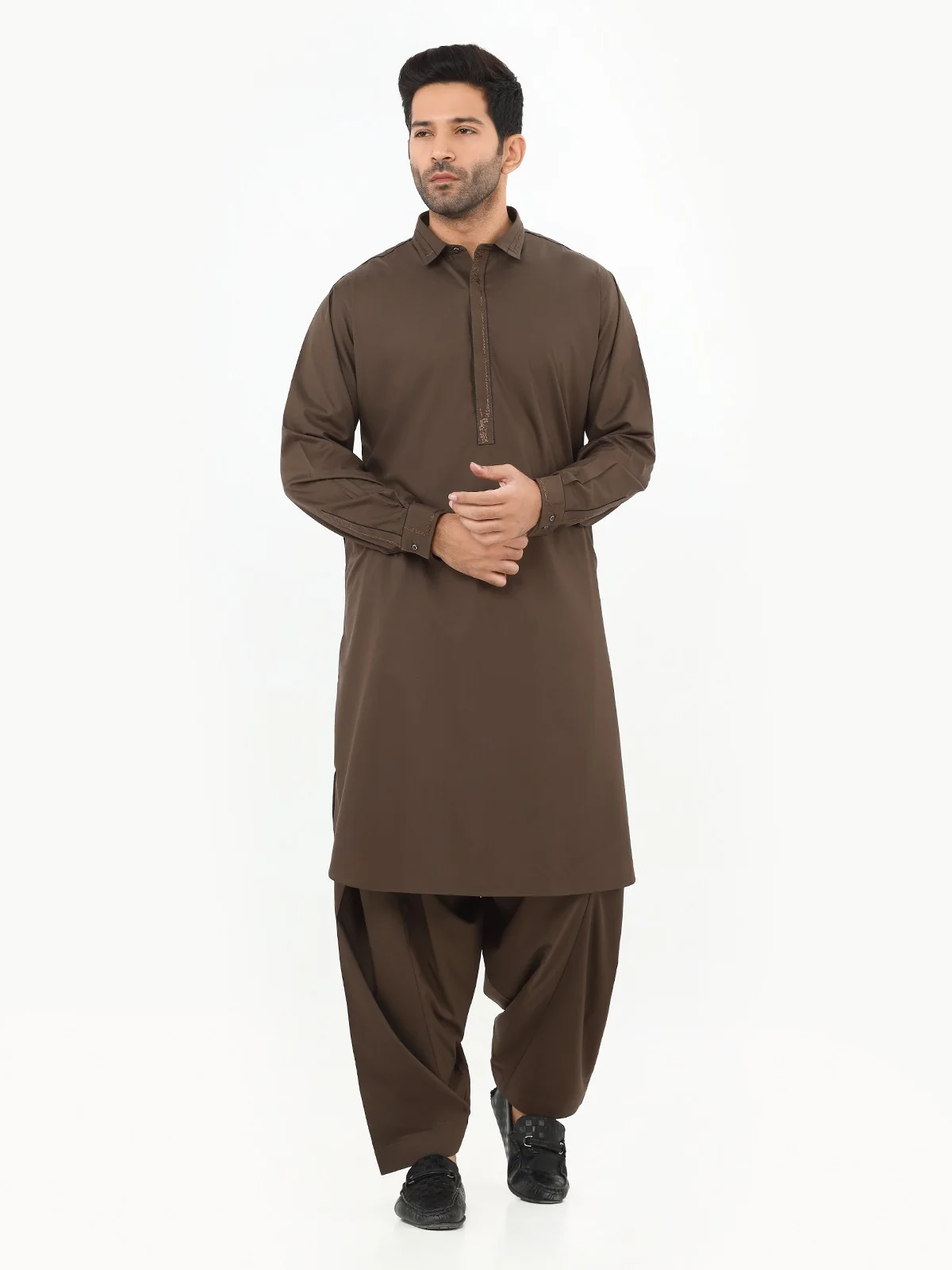 Embroidered Blended Shalwar Kameez - EMTKS22S-40953