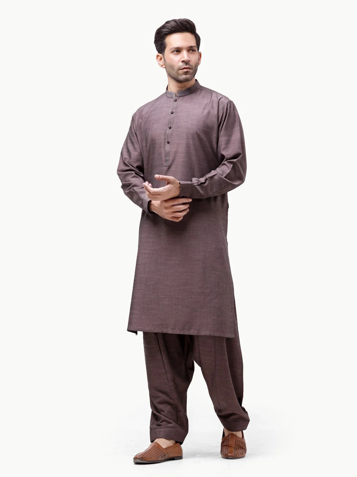 Embroidered Blended Shalwar Kameez - EMTKS23-40997