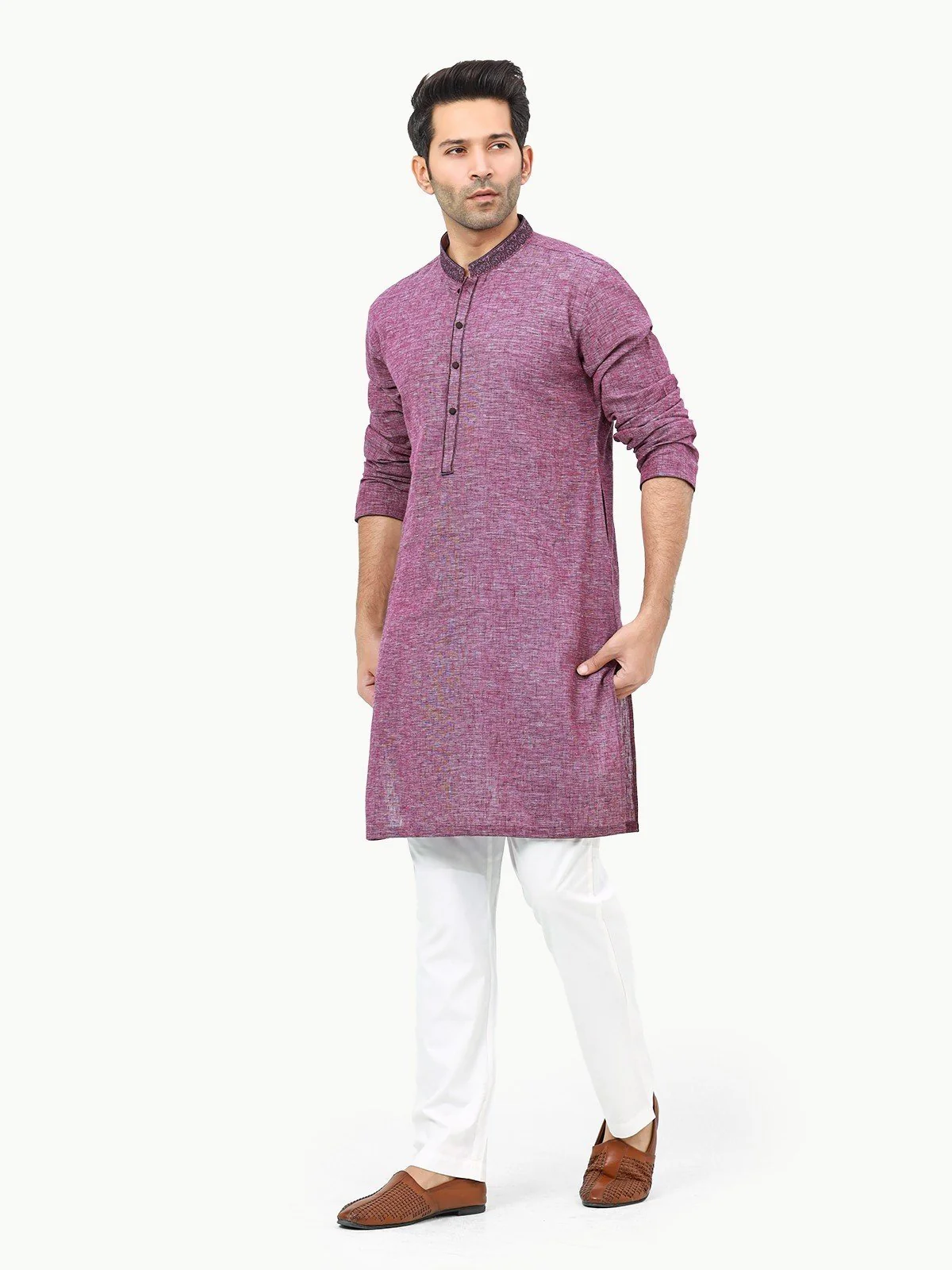 Cotton Kurta - EMTK22-99269 - Image 3