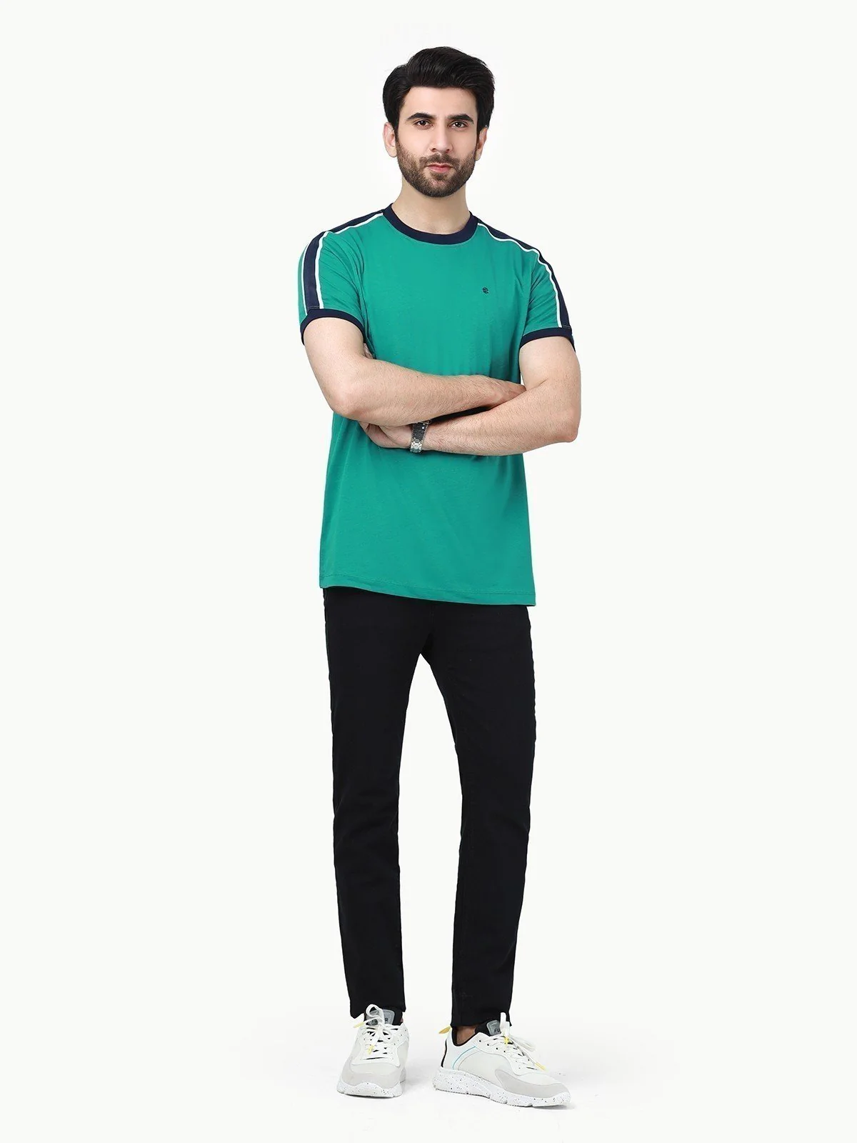 Crew Neck Classic Tee - EMTGT23-017 - Image 2