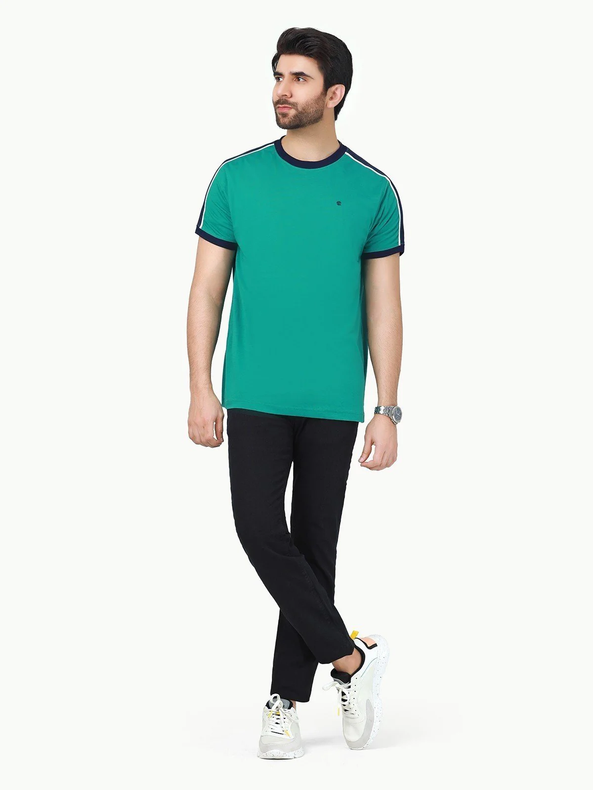 Crew Neck Classic Tee - EMTGT23-017 - Image 3