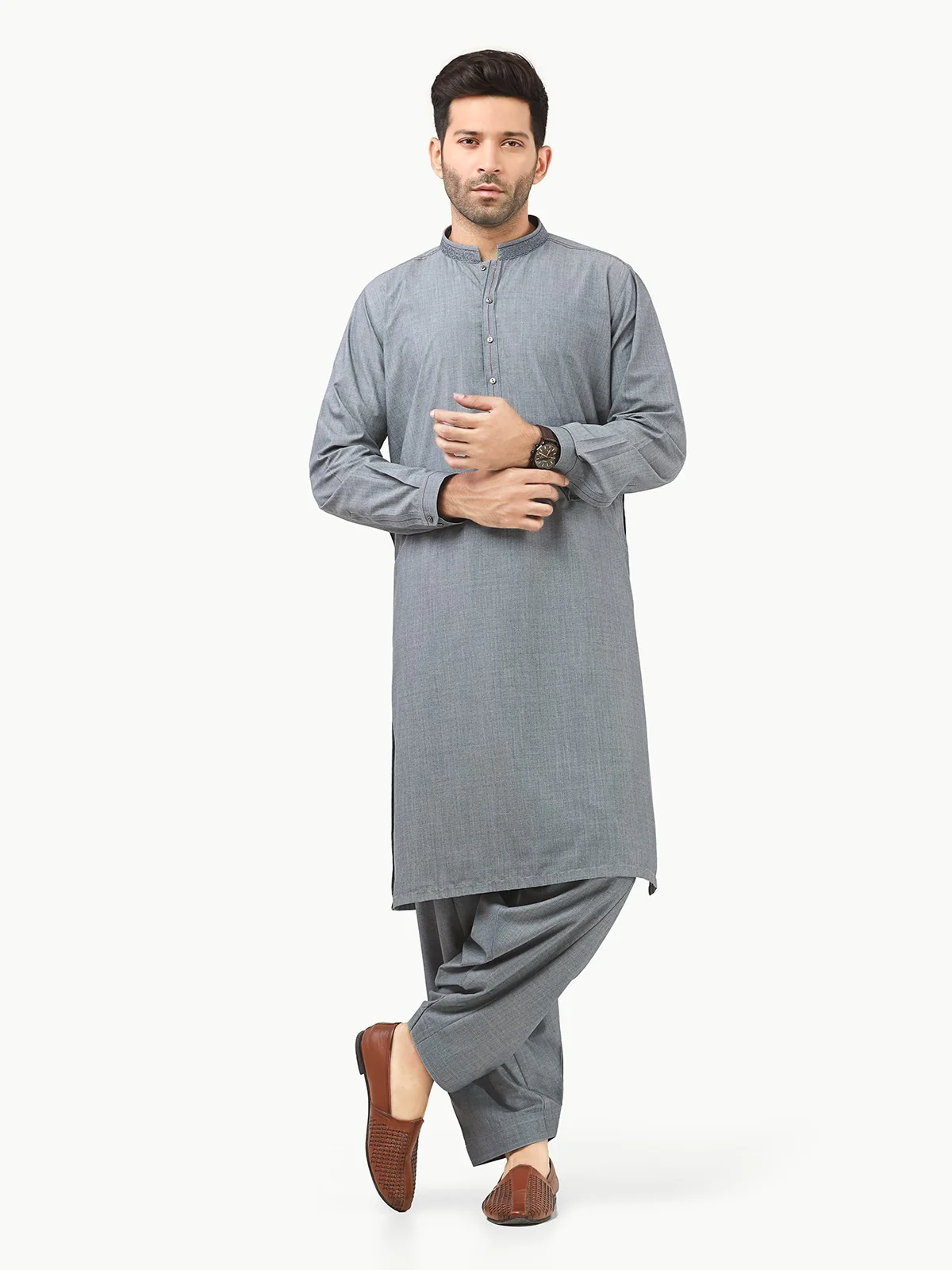 Embroidered Blended Shalwar Kameez - EMTKS22S-40965