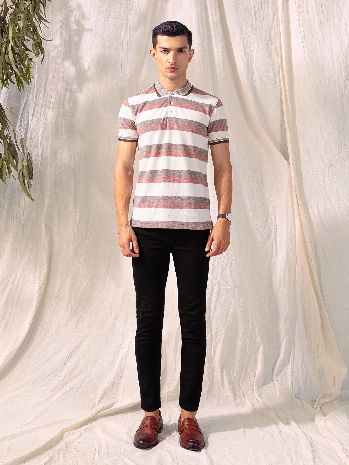 Striped Polo - EMTPS23-001