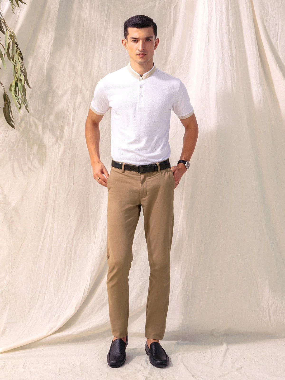 Band Collar Polo - EMTPS23-039