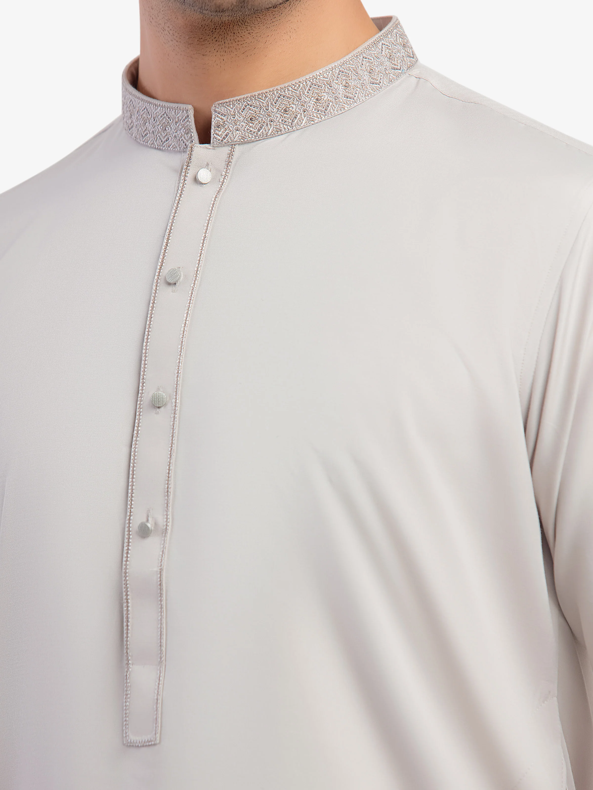 Embroidered Blended Shalwar Kameez - EMTKST5-99578 - Image 3
