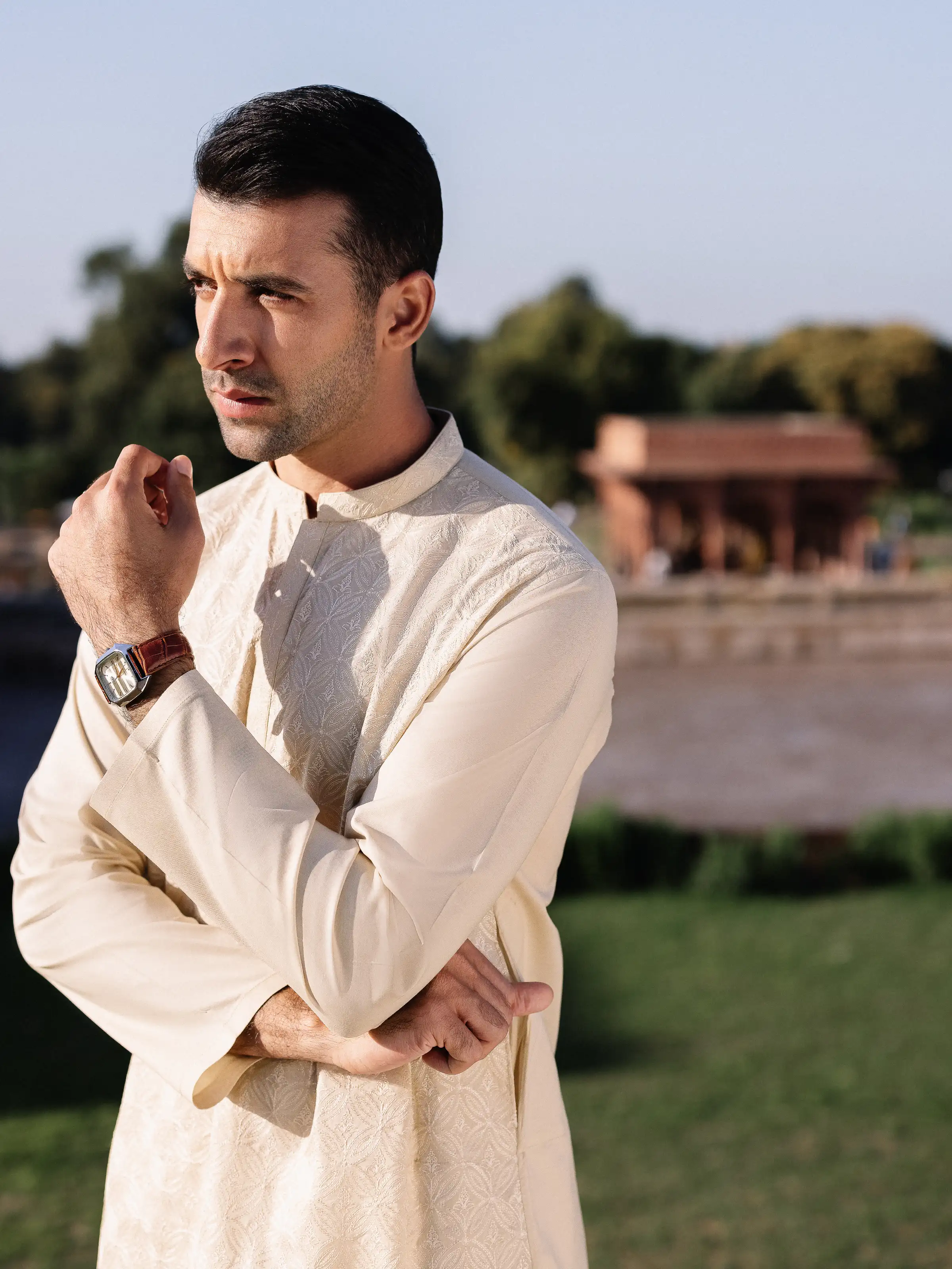 Embroidered Cotton Kurta - EMTK25-99492 - Image 8