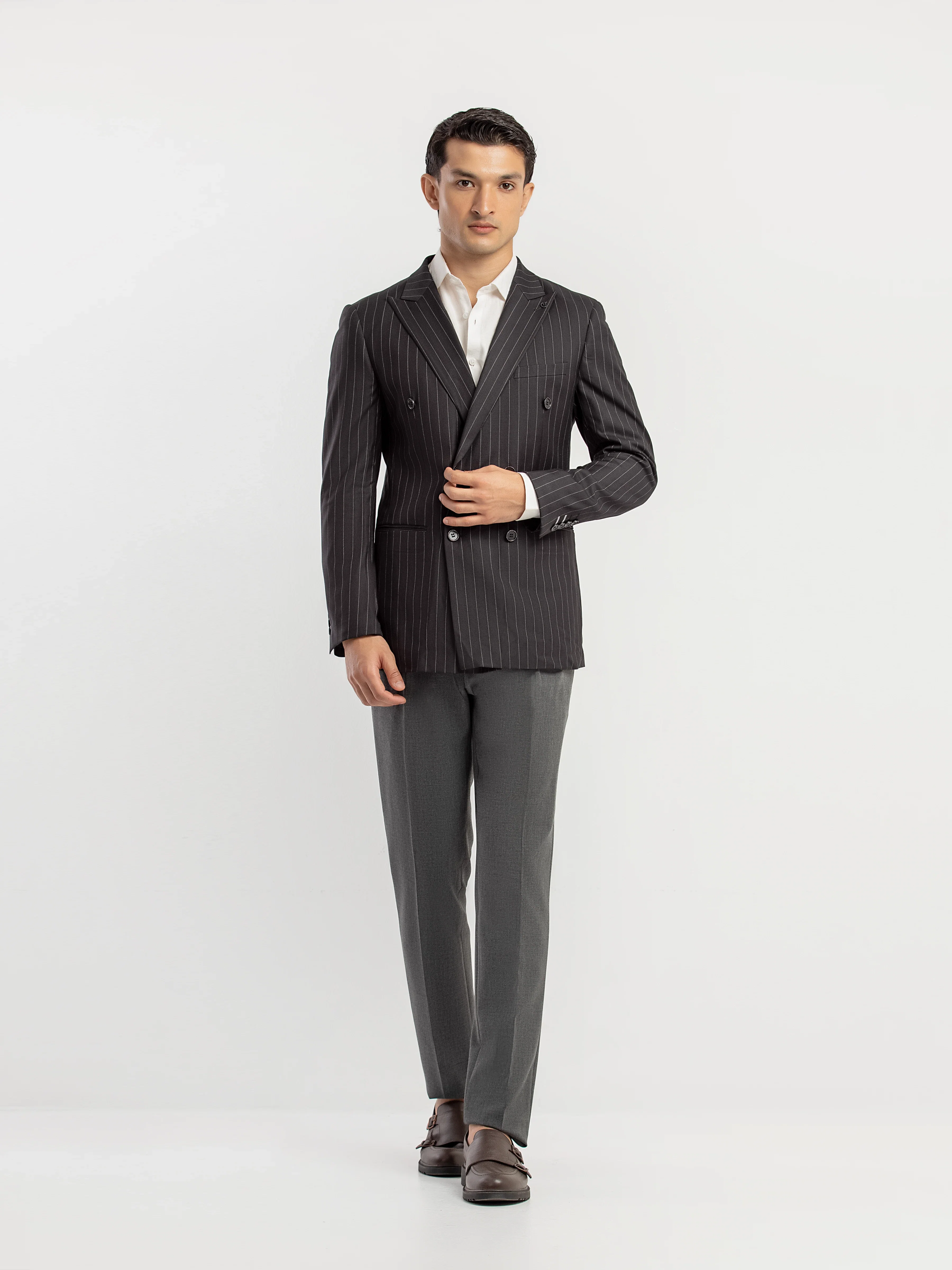 Striped Blazer - EMTB5-6901 - Image 2