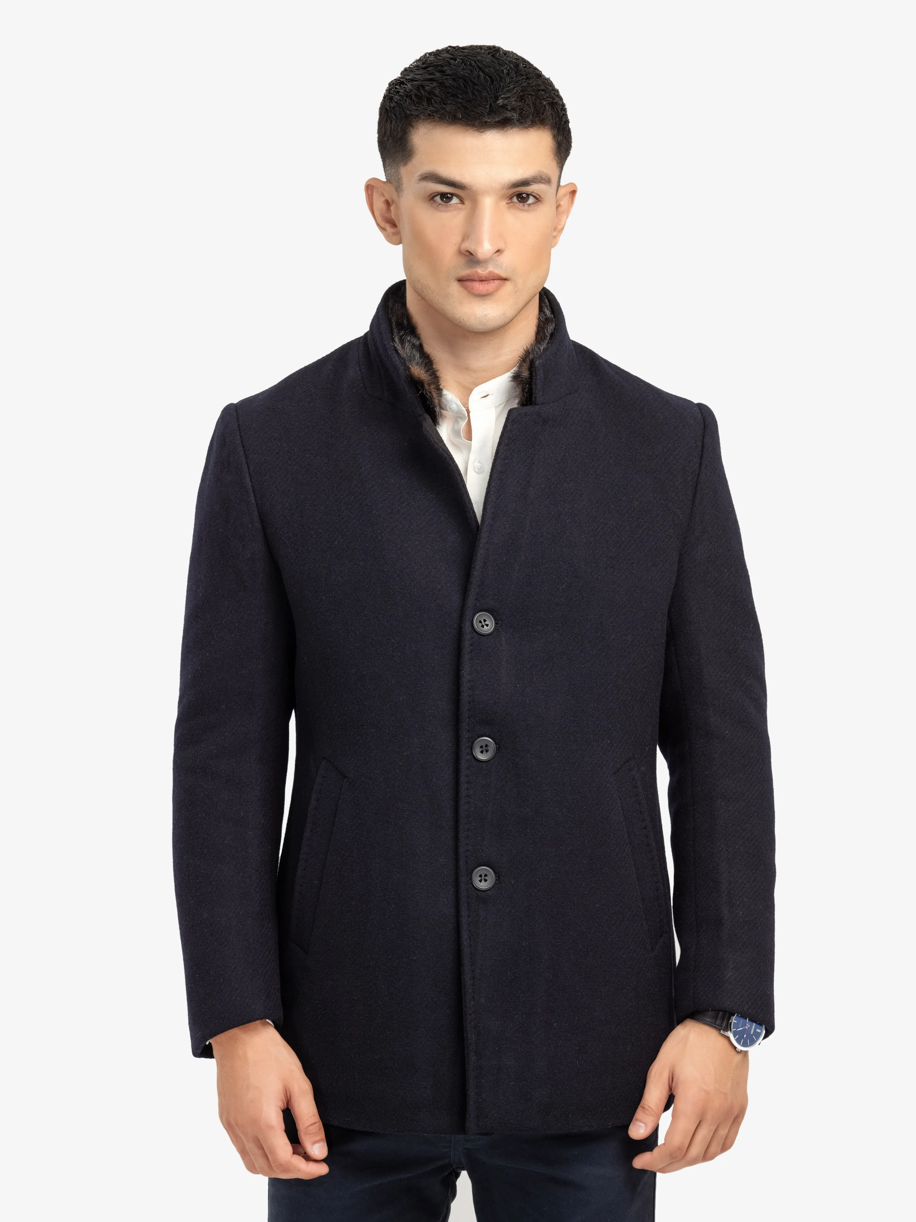 Woolen Long Coat - EMTC24-004
