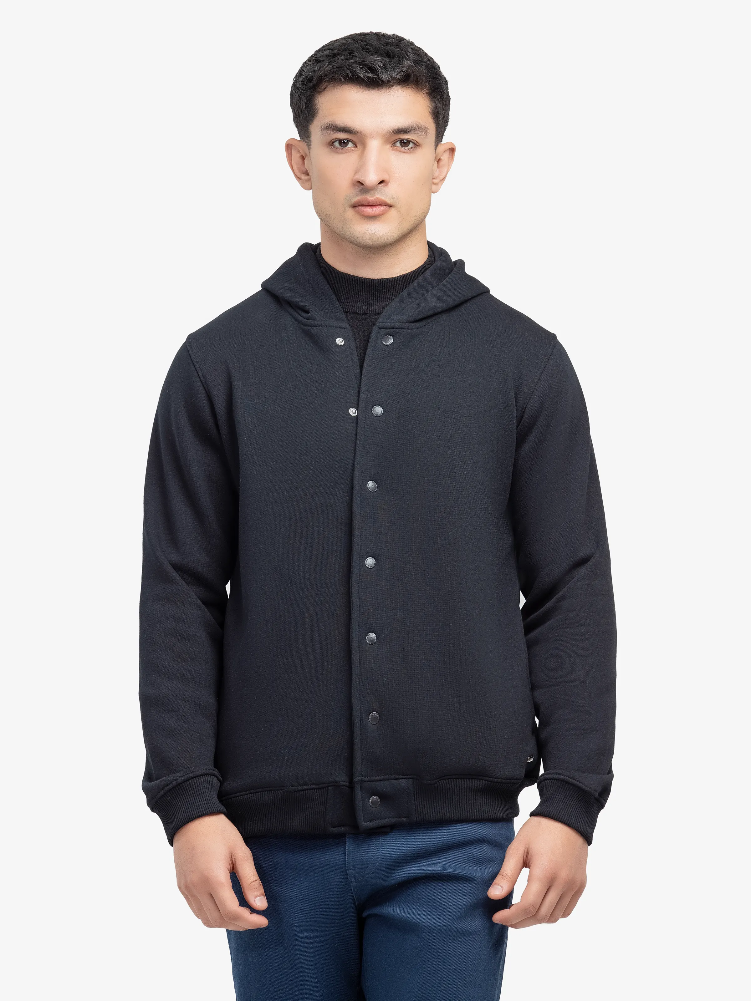 Snap Button Hoodie - EMTH24-005 - Image 2