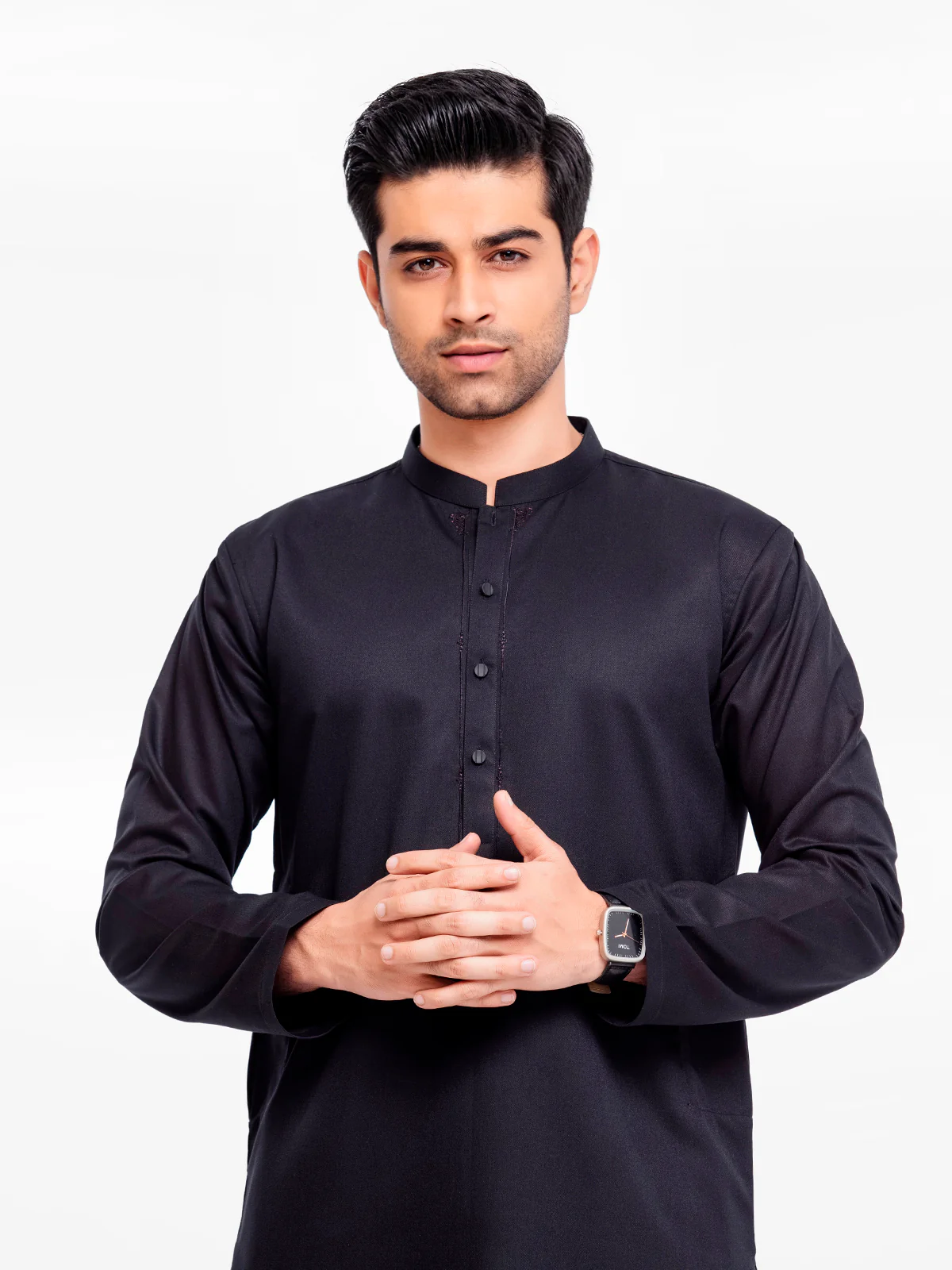 Embroidered Blended Kurta Pajama - EMTSW23-99391 - Image 4