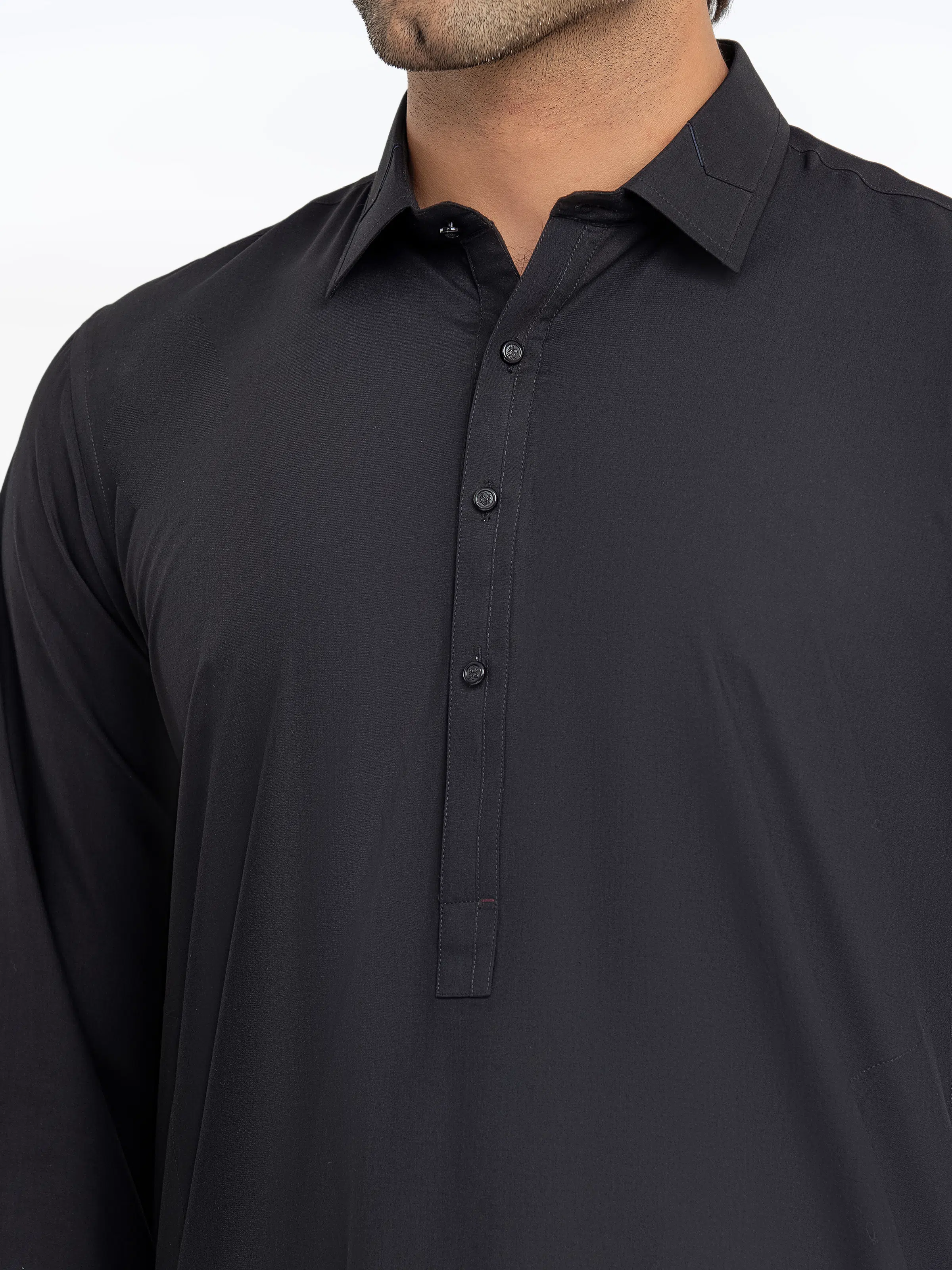 Blended Shalwar Kameez - EMTKST5-99553 - Image 3