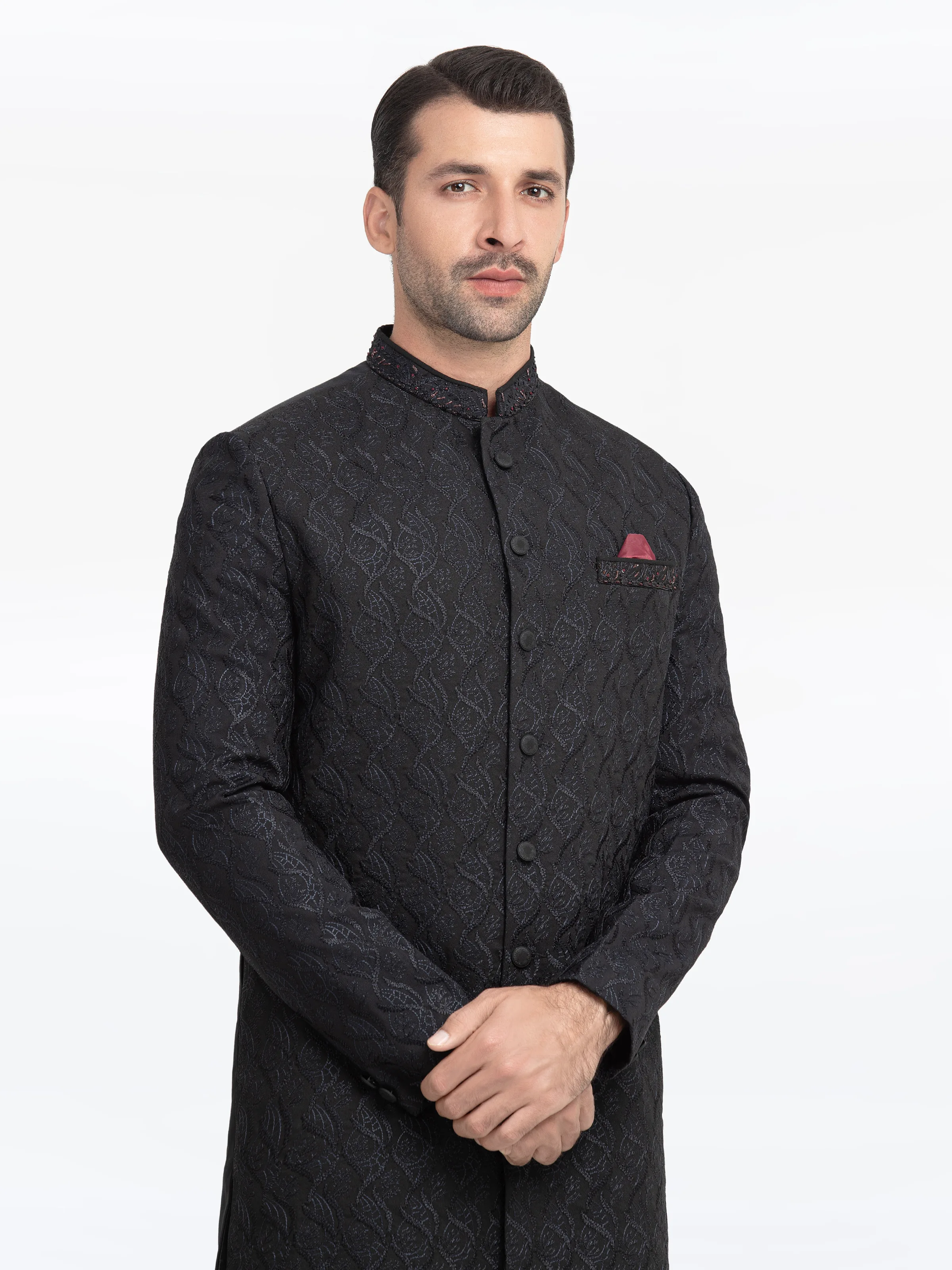 Sherwani - EMTS5-7223 - Image 2