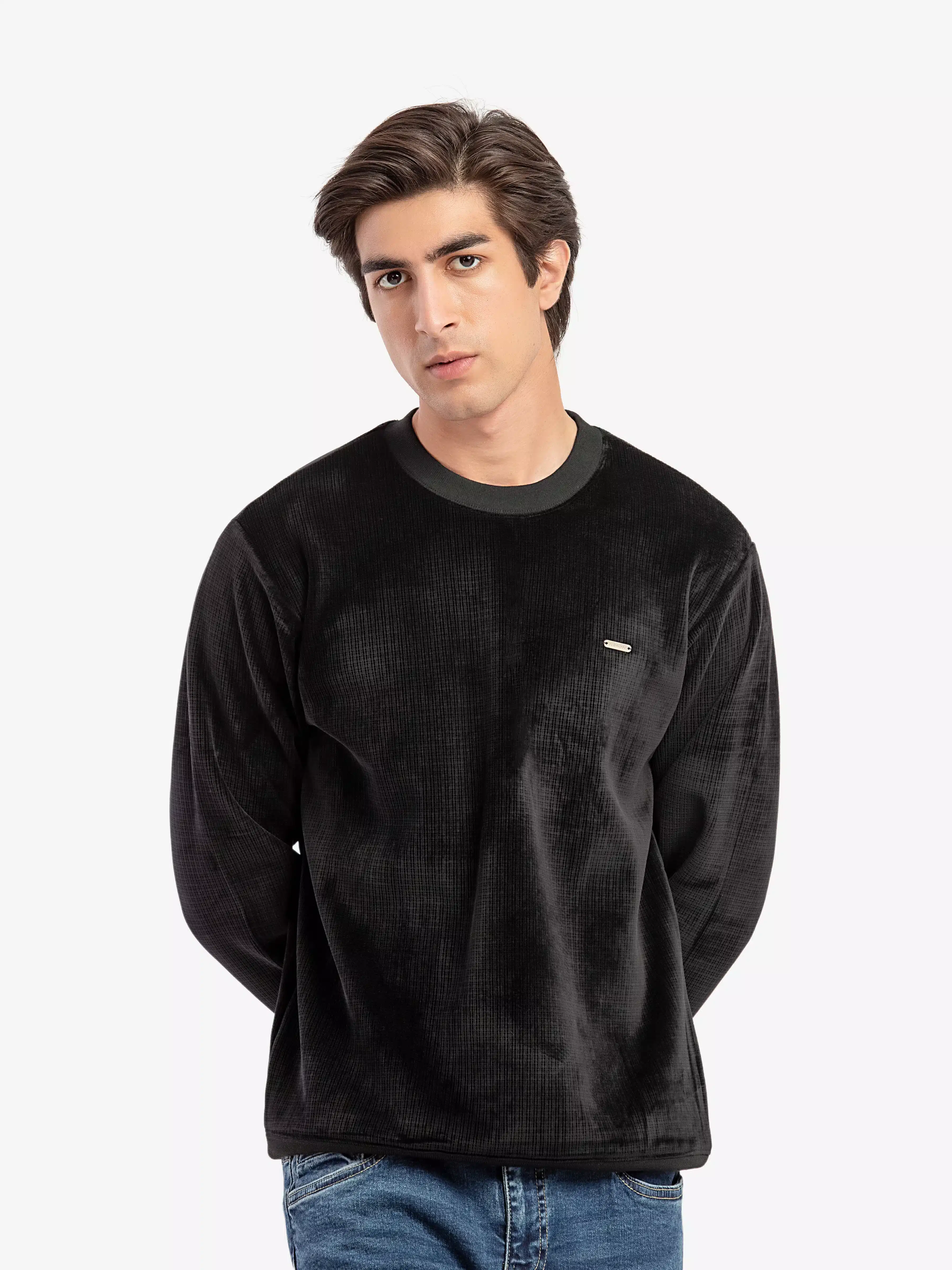 Crew Neck Sweater - EMTSWT5-012