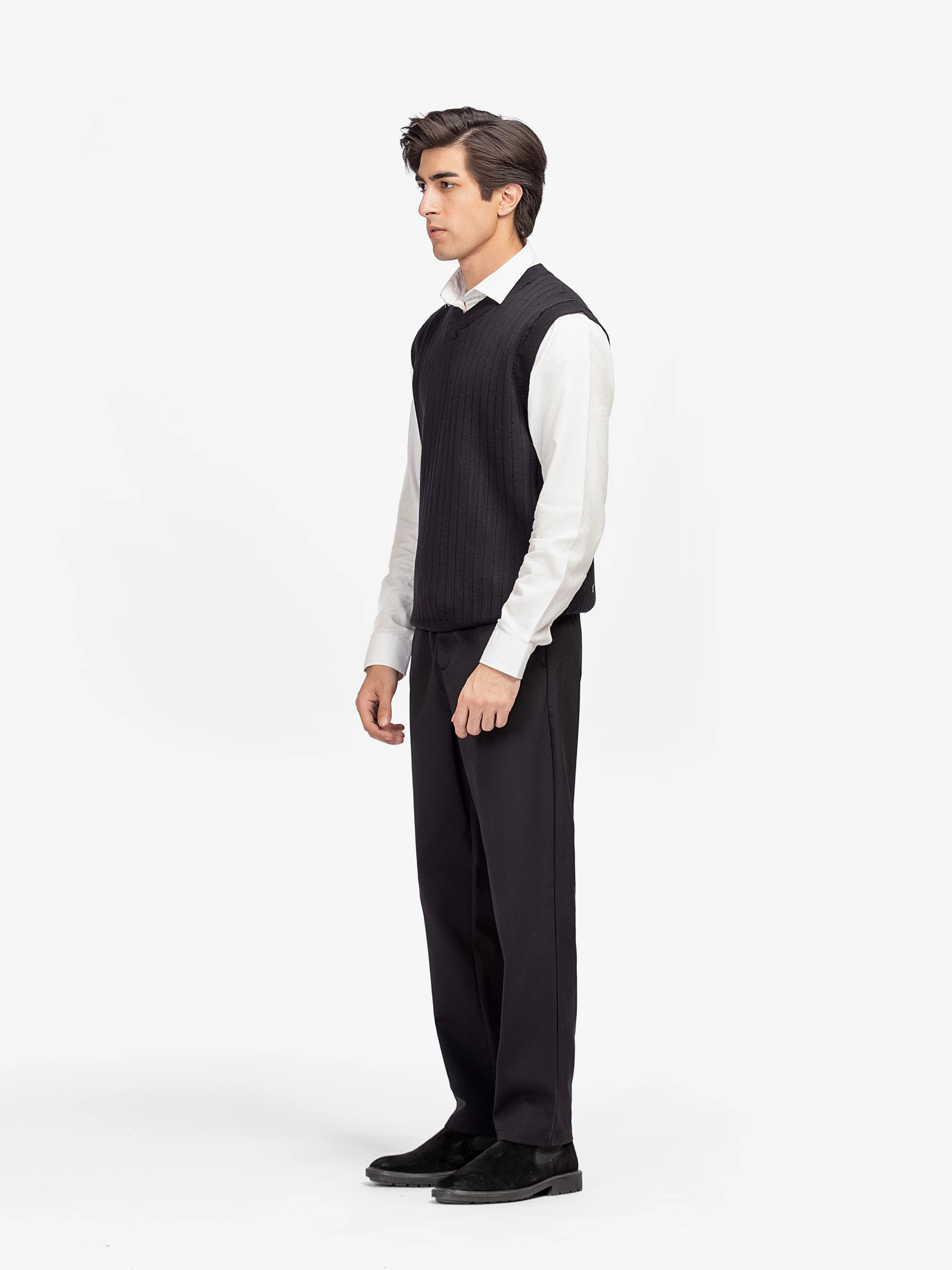 Drop Needle Sleeveless Sweater - EMTSWT5-024 - Image 4