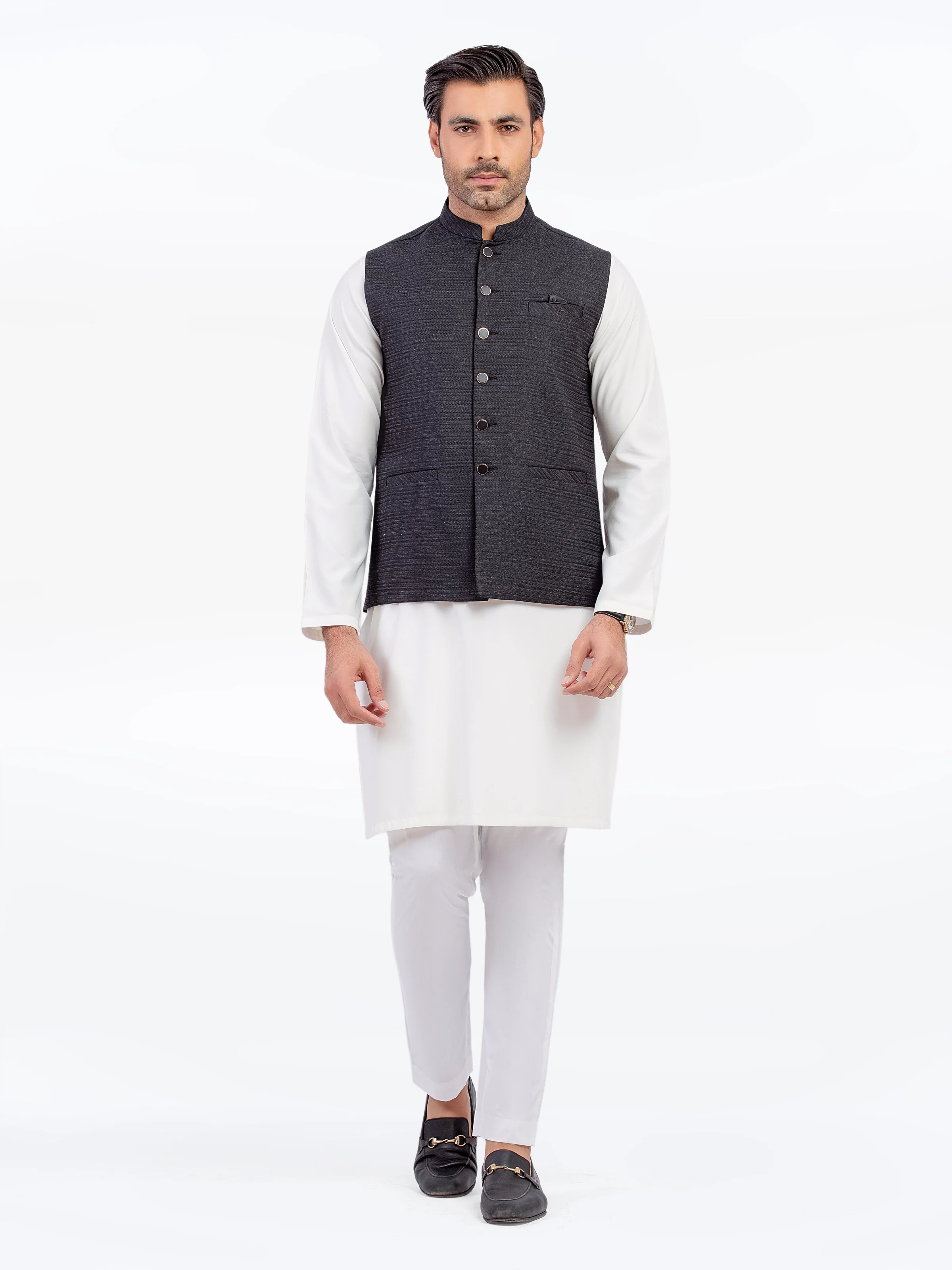 Jacquard Waistcoat - EMTWC5-35956 - Image 2