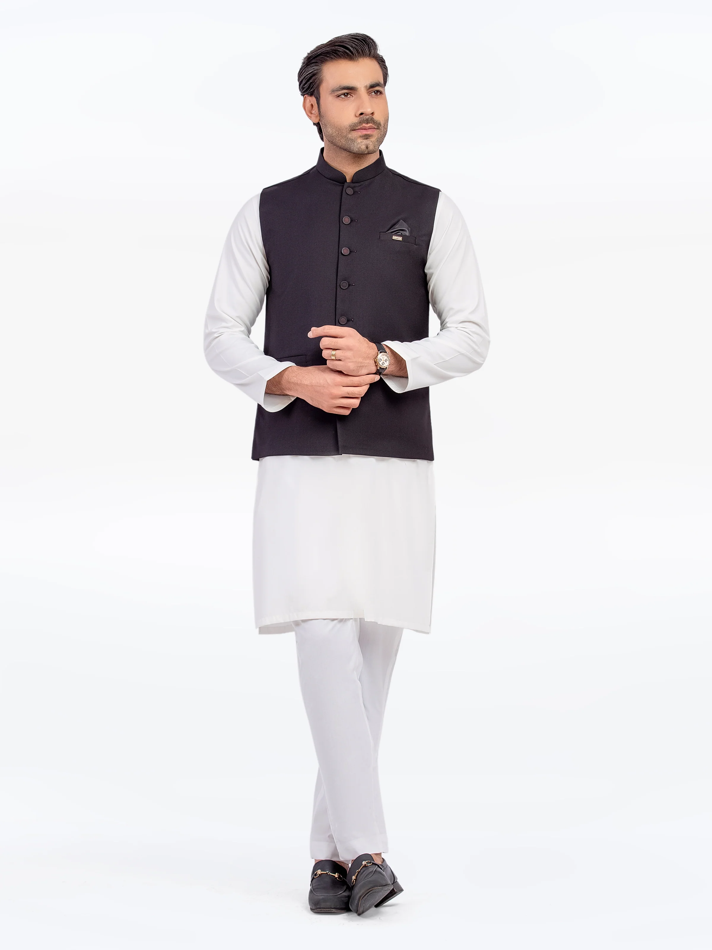 Plain Waistcoat - EMTWCP5-35952 - Image 2