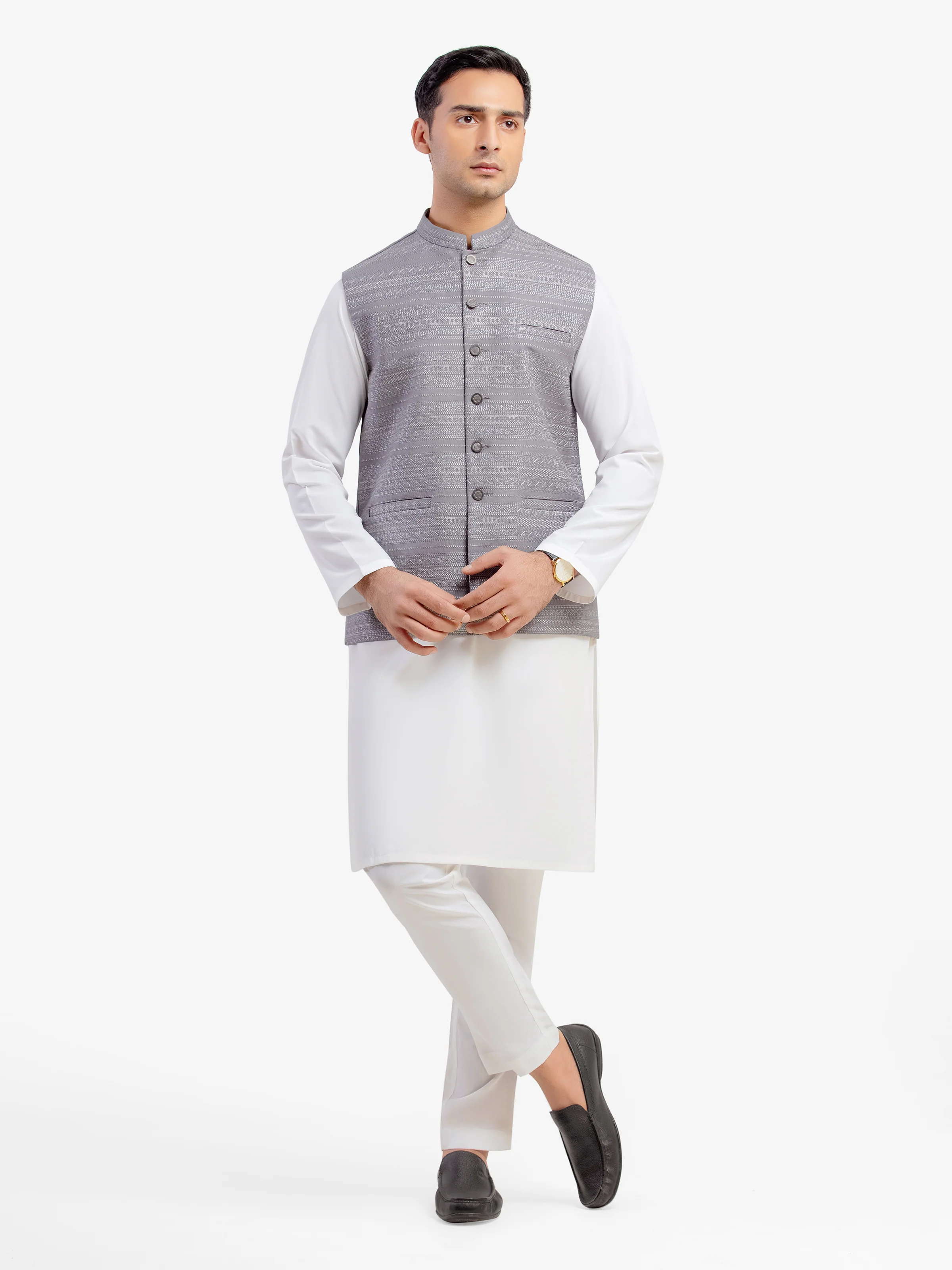 Embroidered Waistcoat - EMTWCP5-35975 - Image 2