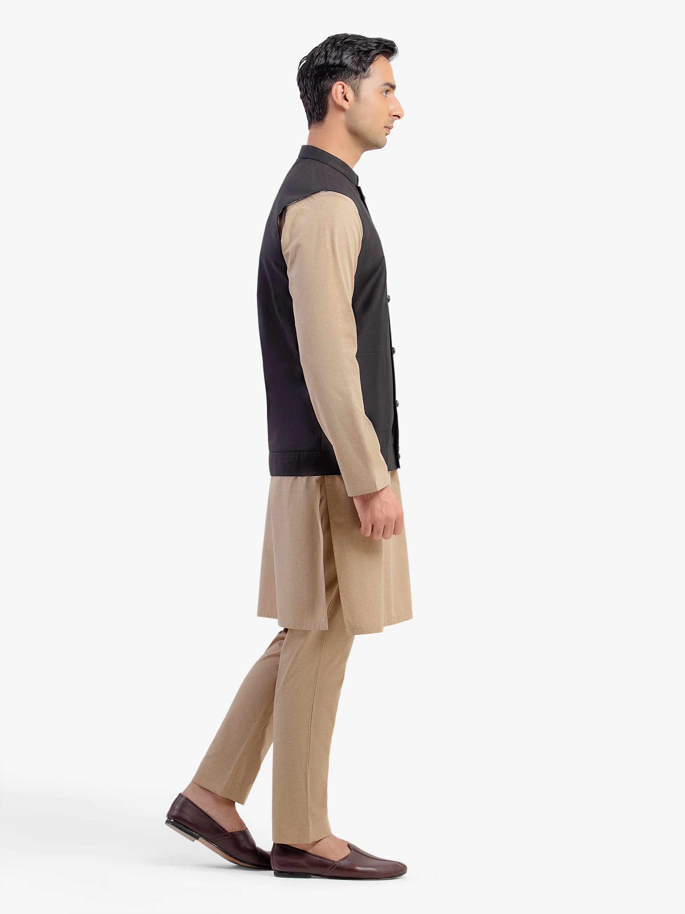 Plain Waistcoat - EMTWCP5-35991 - Image 4