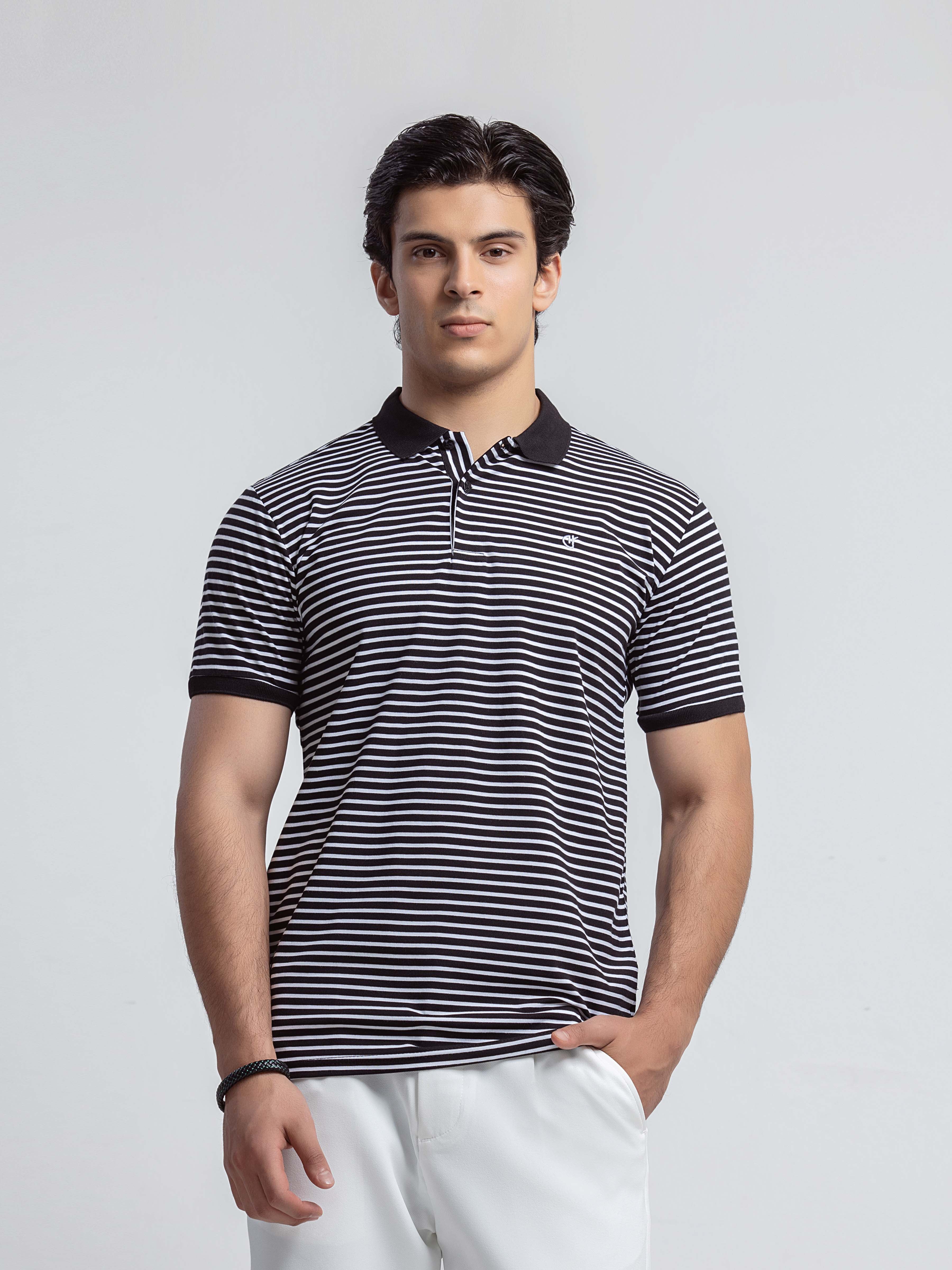 Striped Polo - EMTPS6-054