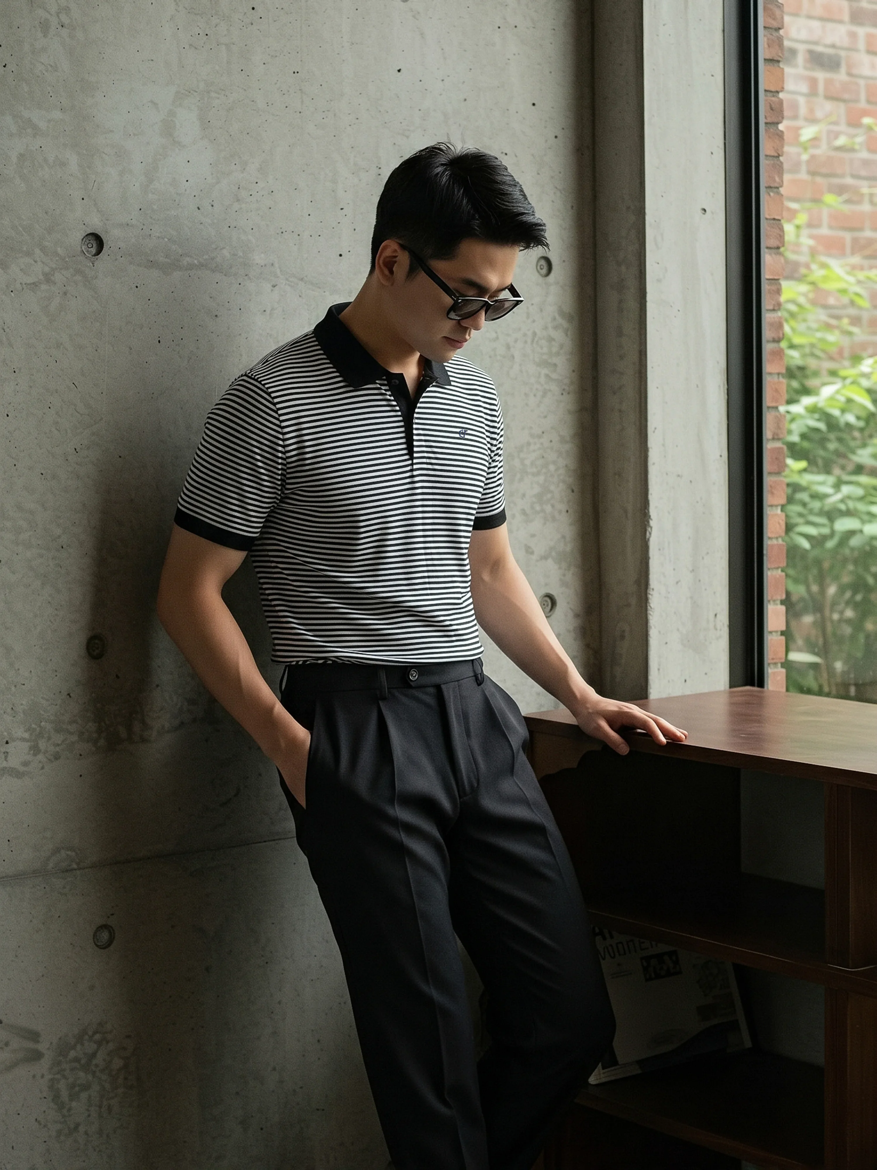 Striped Polo - EMTPS6-057