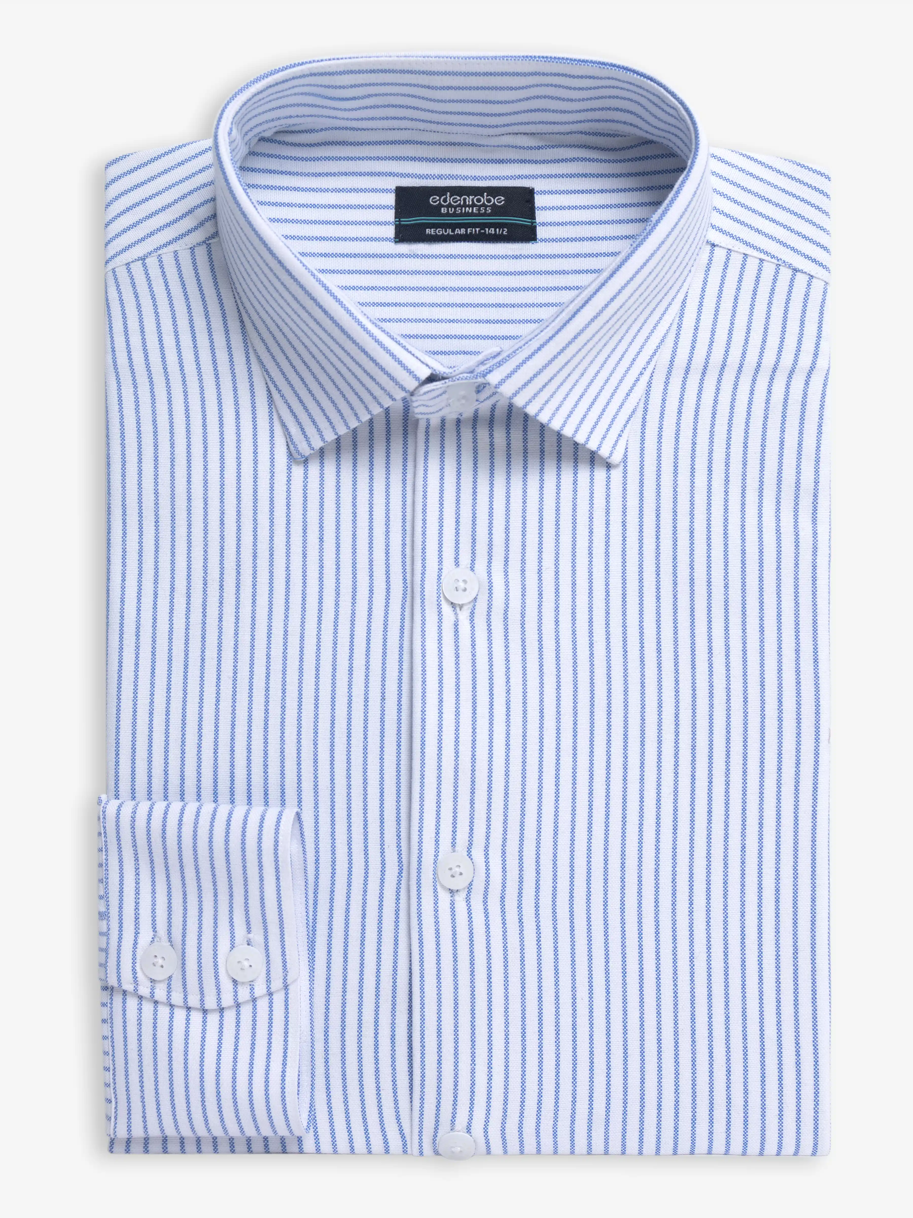 Business Striped Shirt - EMTSB6-211