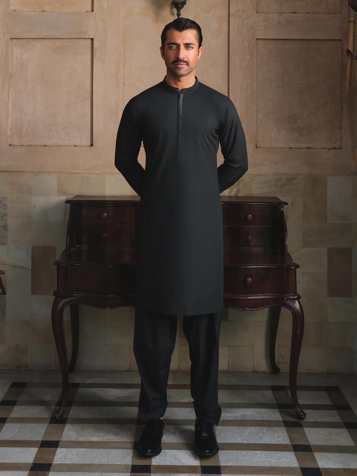 Embroidered Blended Shalwar Kameez - EMTKS24-41108 - Image 2