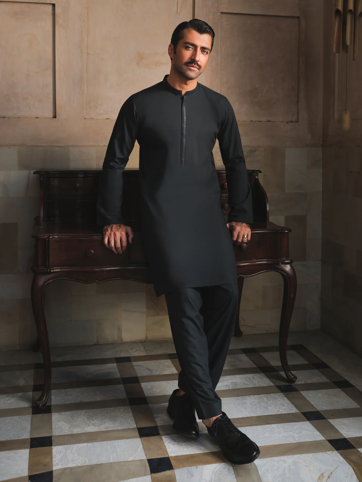 Embroidered Blended Shalwar Kameez - EMTKS24-41108 - Image 4