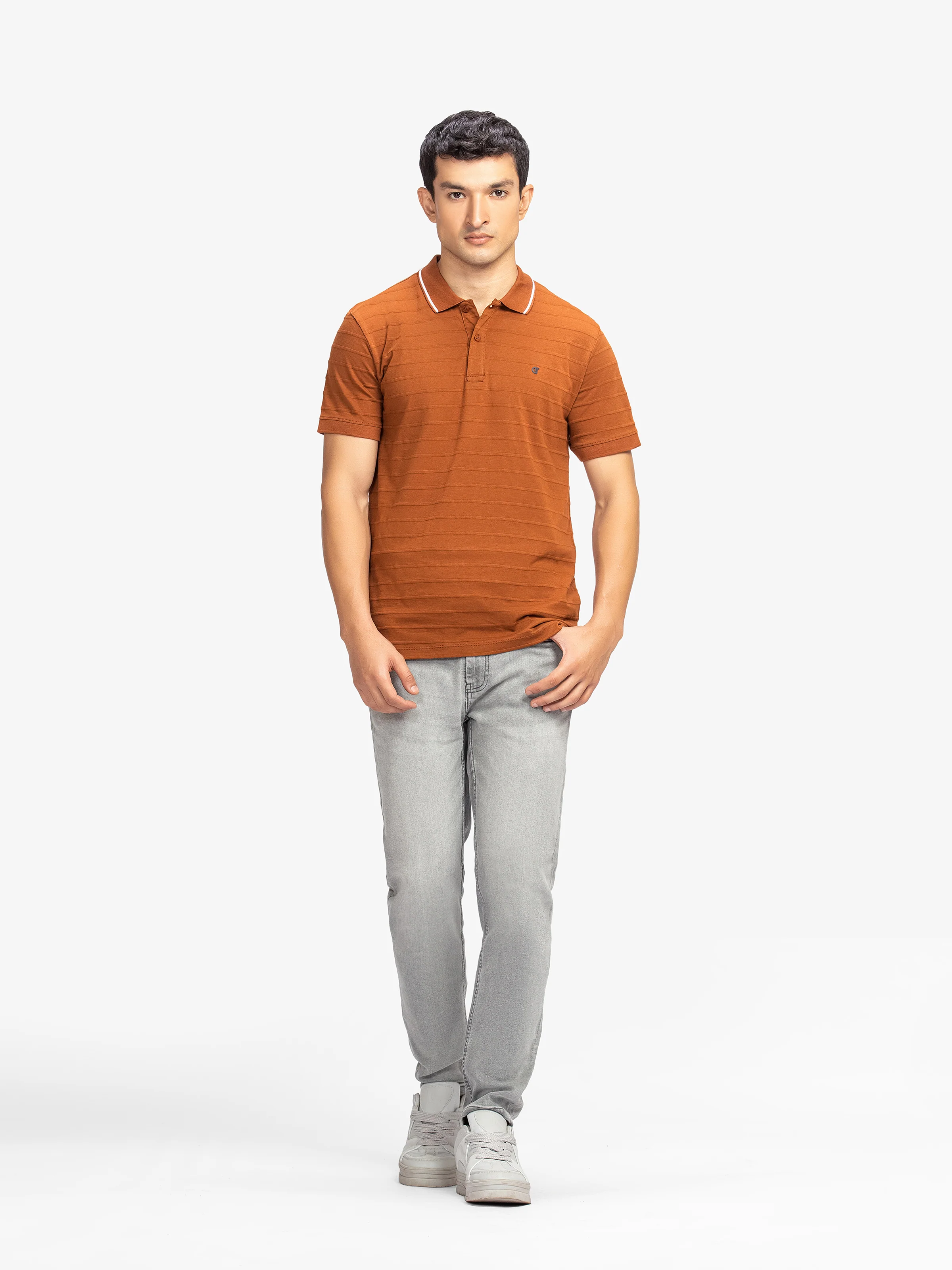 Textured Polo - EMTPS5-021 - Image 2