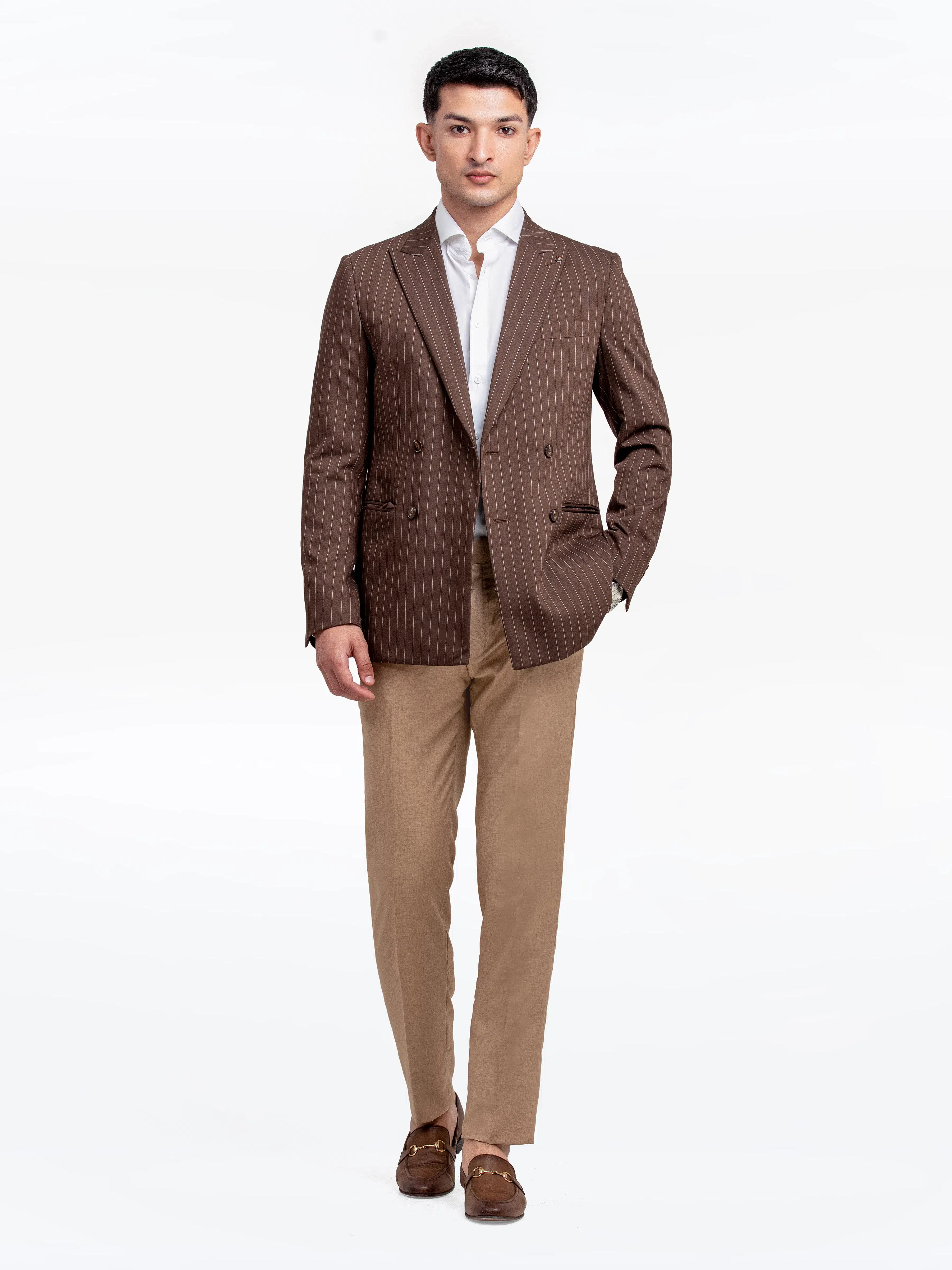 Striped Blazer - EMTB24-6877 - Image 3