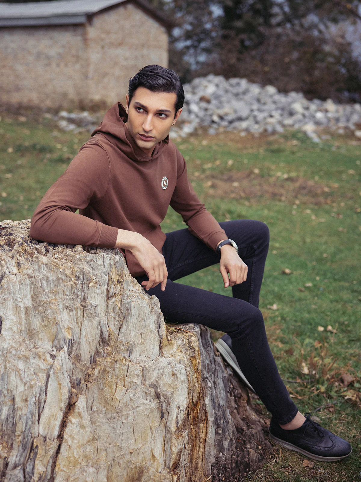 Pullover Hoodie - EMTH23-006 - Image 5