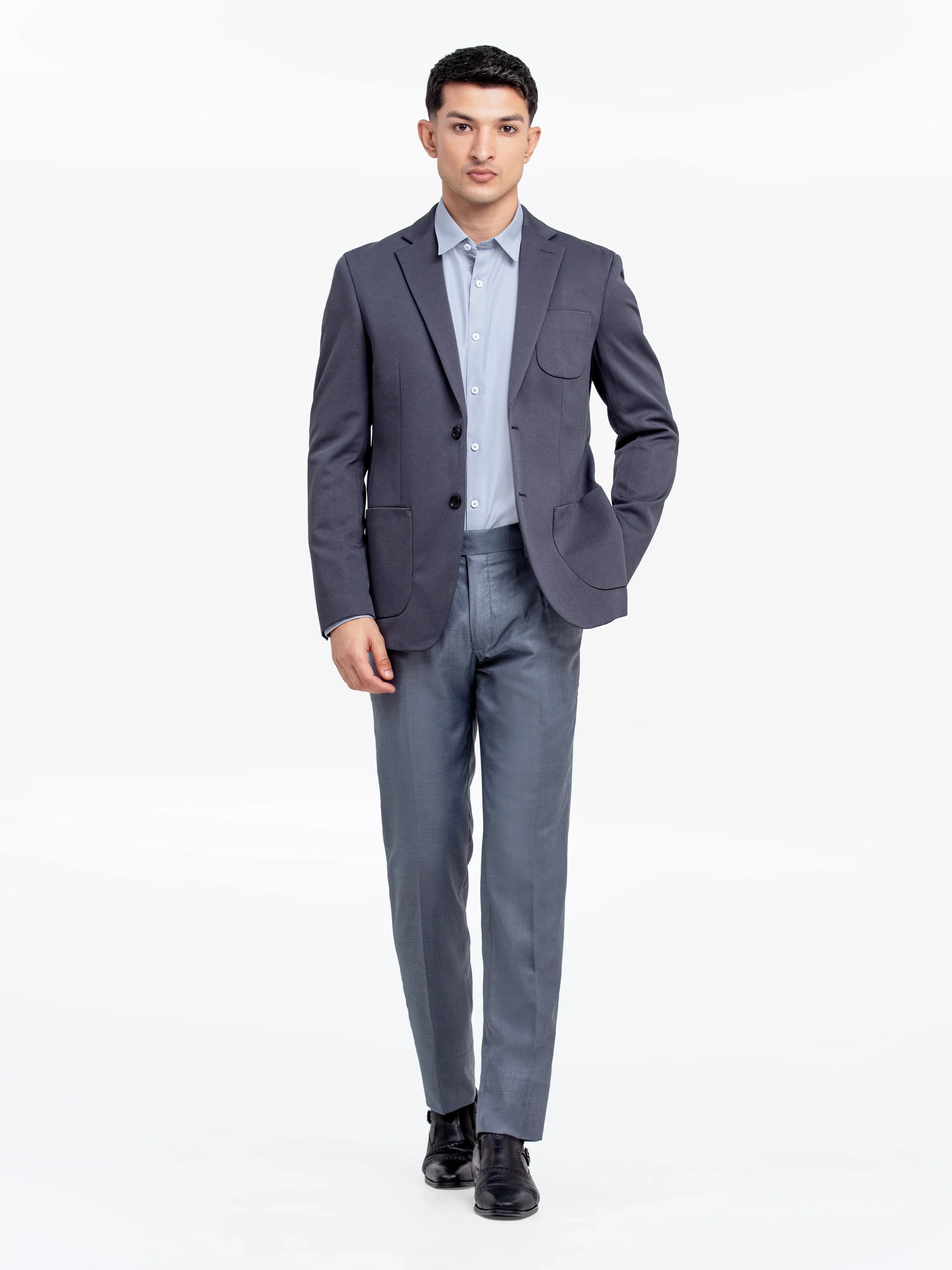 Textured Blazer - EMTB24-6865 - Image 2