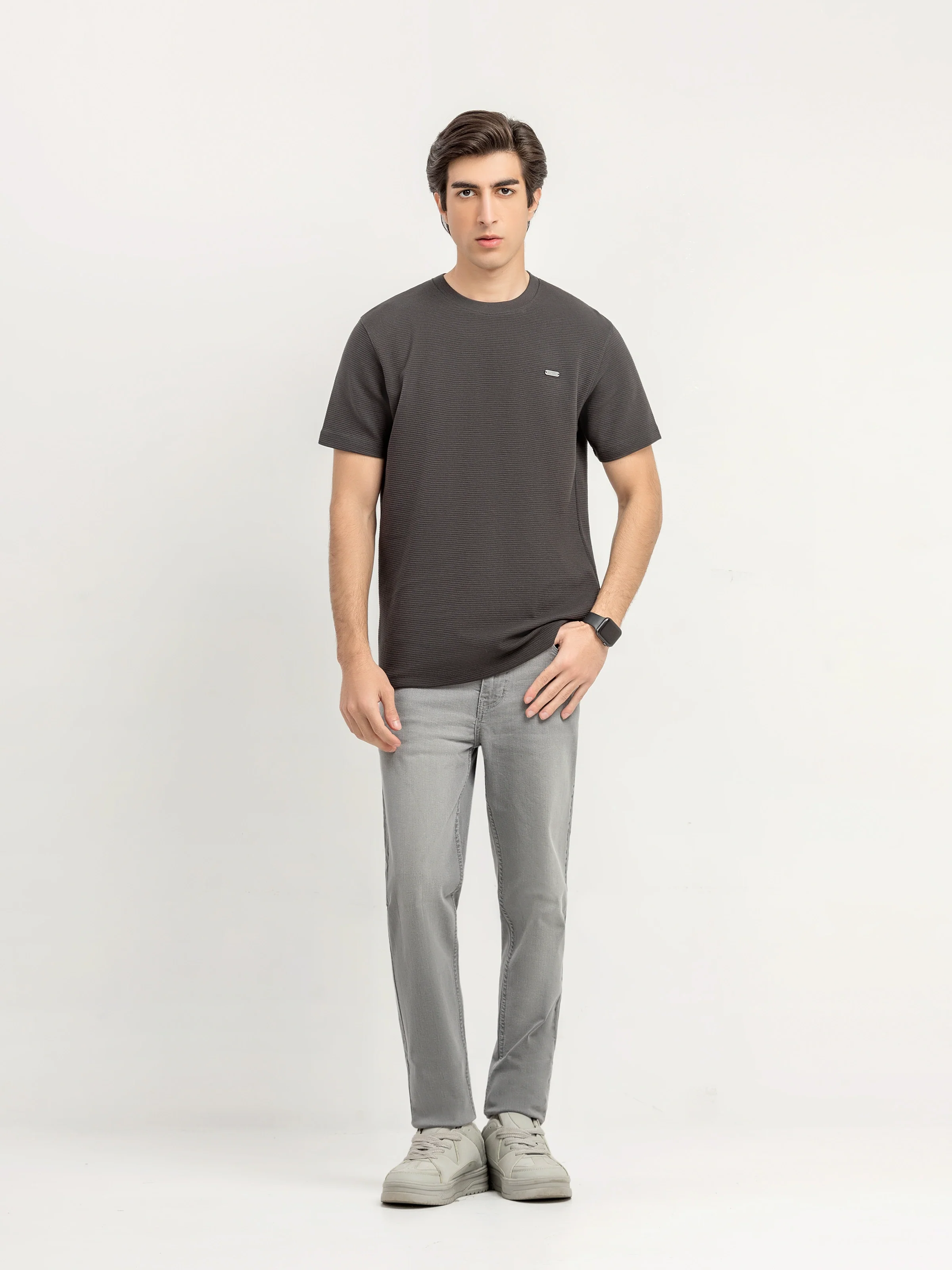 Crew Neck Classic Tee - EMTGT6-003 - Image 2