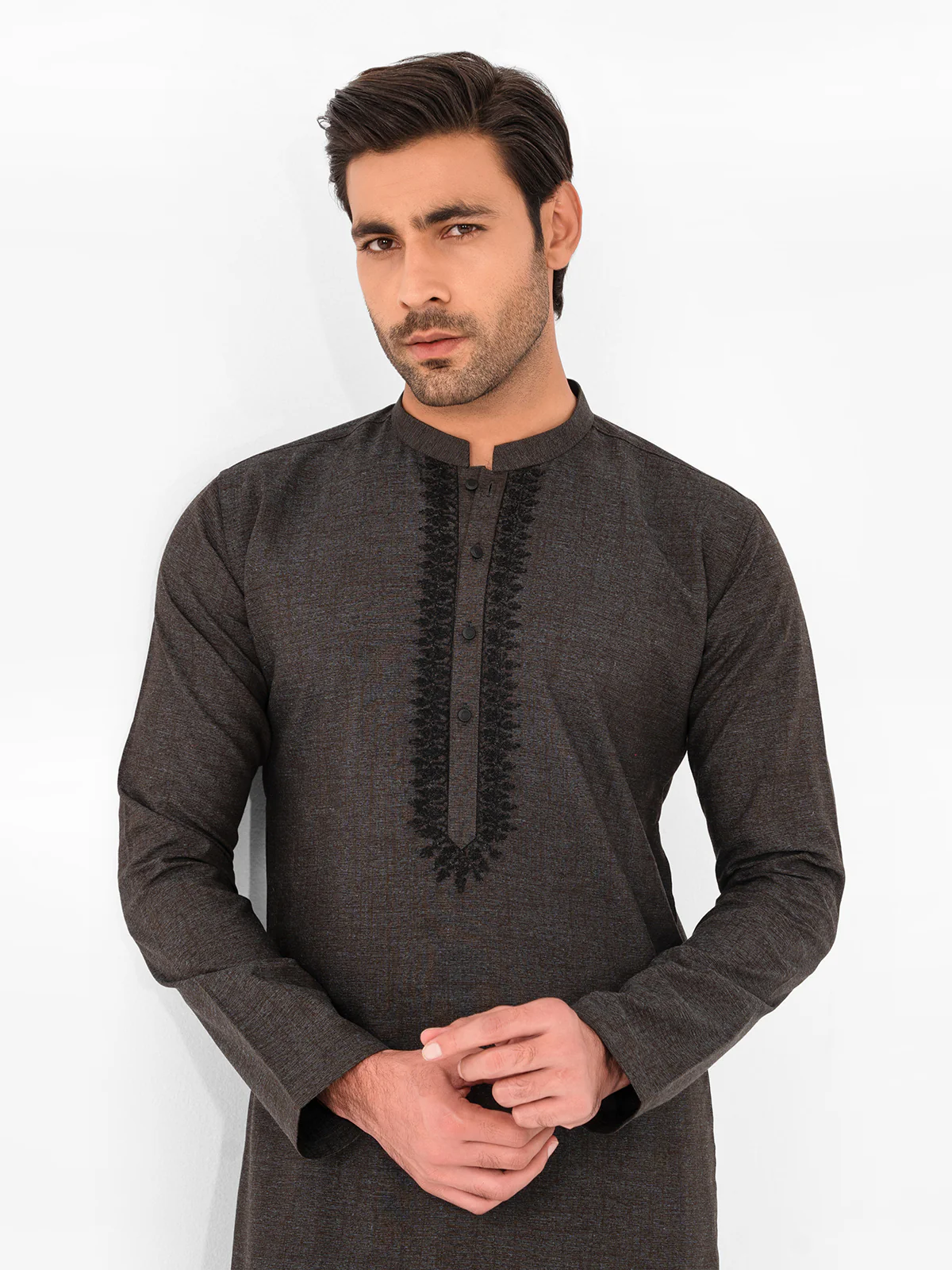 Embroidered Blended Shalwar Kameez - EMTKS23W-41053 - Image 2