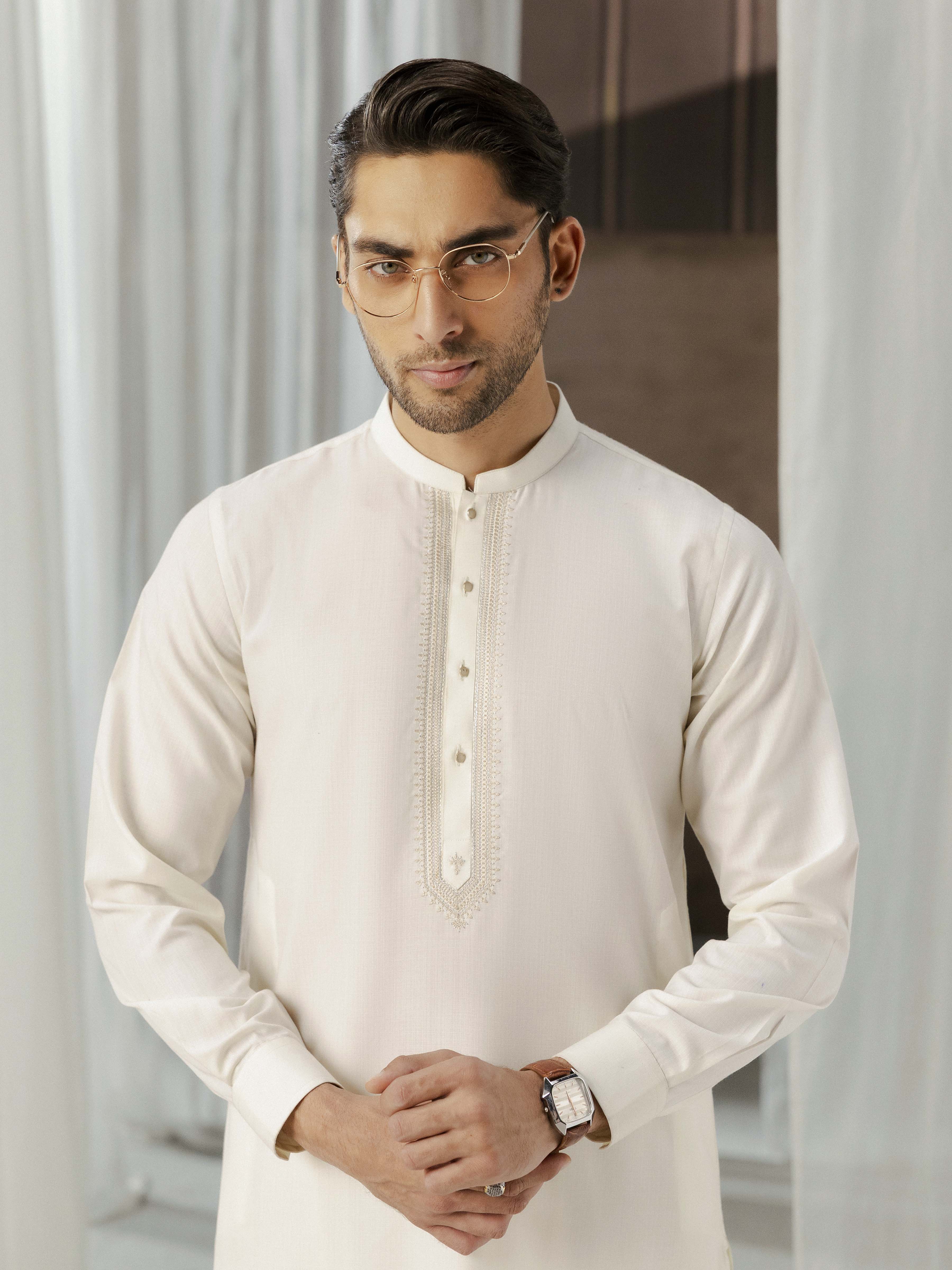 Embroidered Blended Shalwar Kameez - EMTKST5-99590