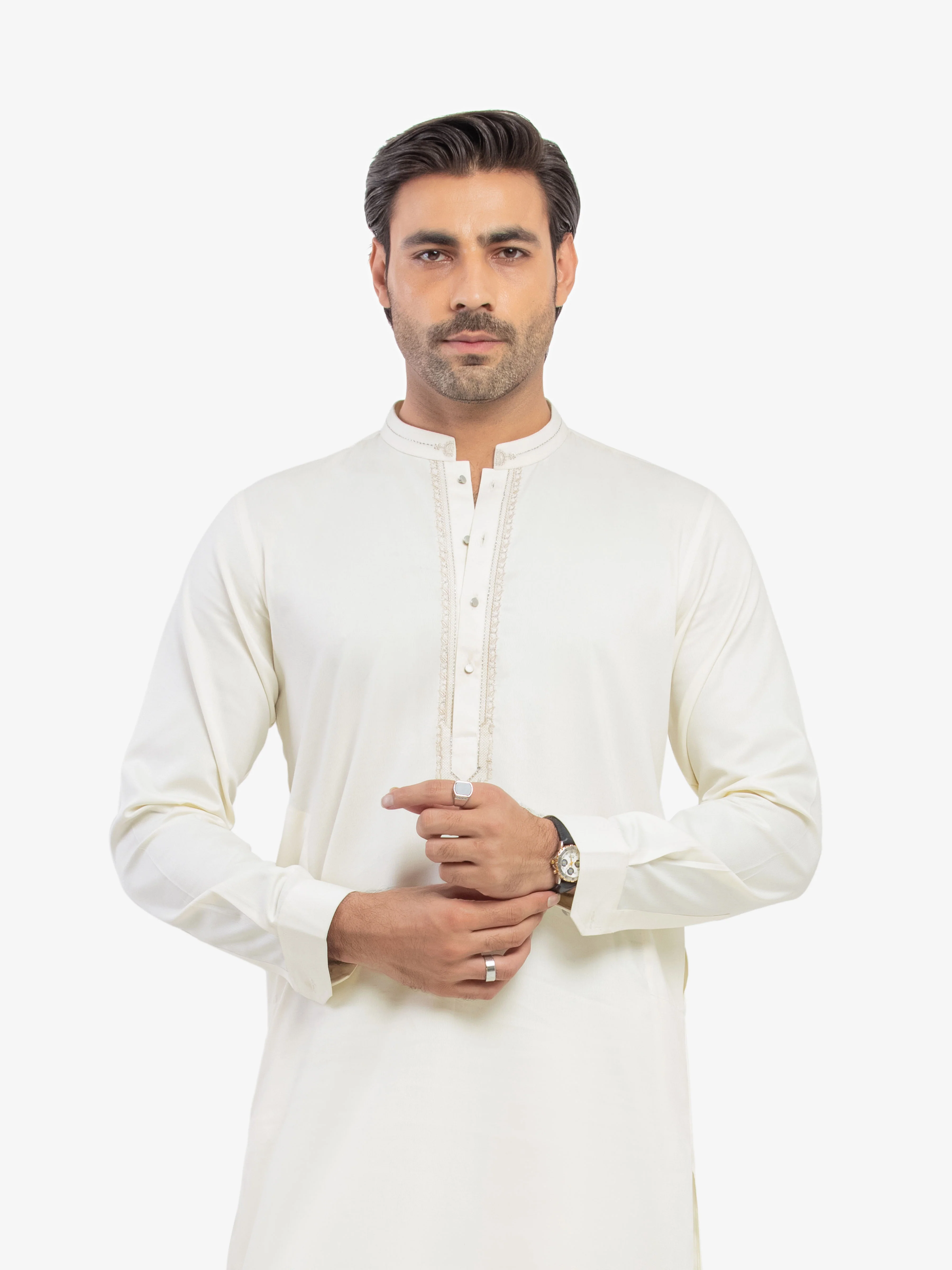 Embroidered Blended Shalwar Kameez - EMTKST5-99608 - Image 2