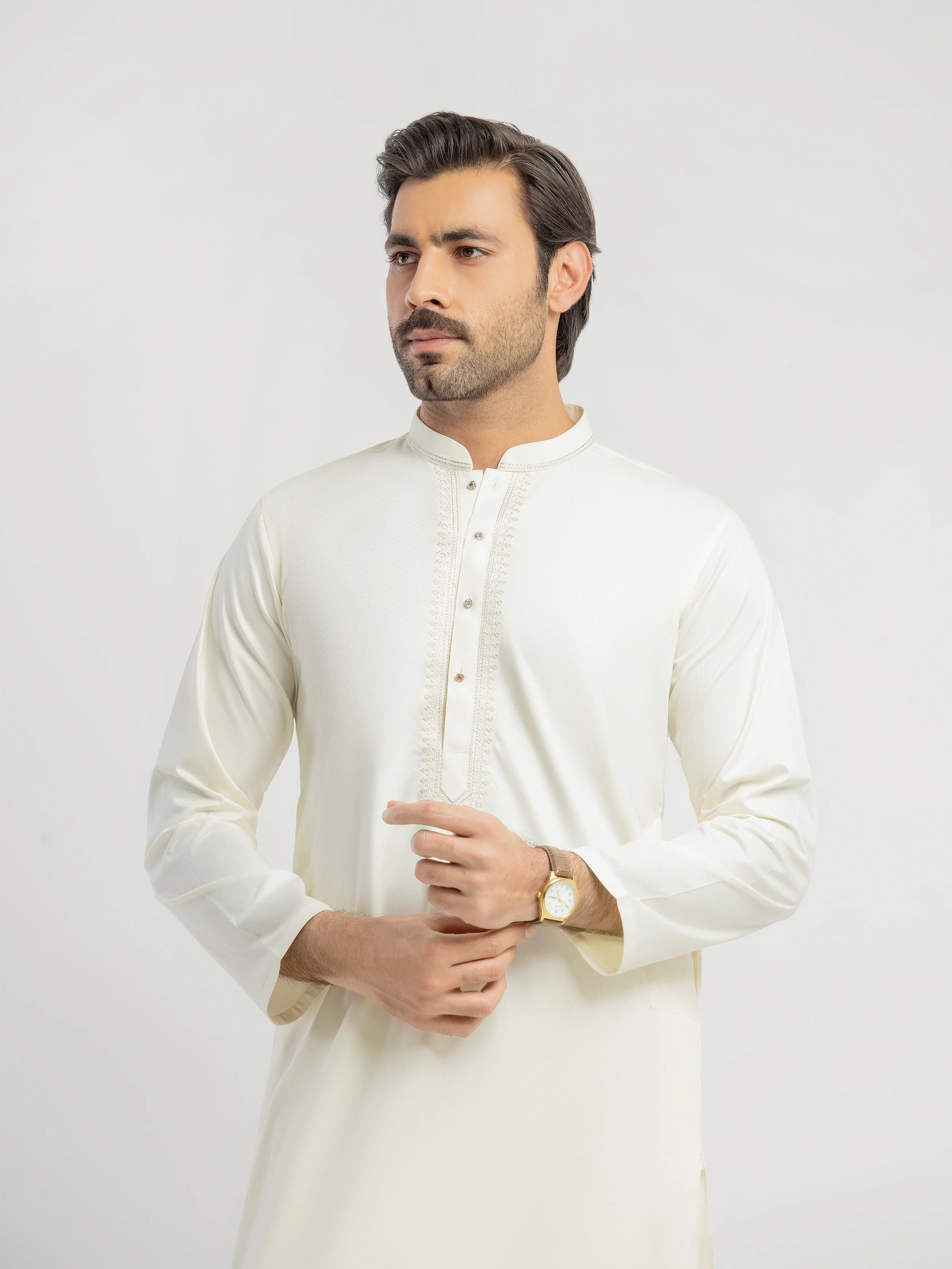 Embroidered Blended Shalwar Kameez - EMTKST5-99620 - Image 2