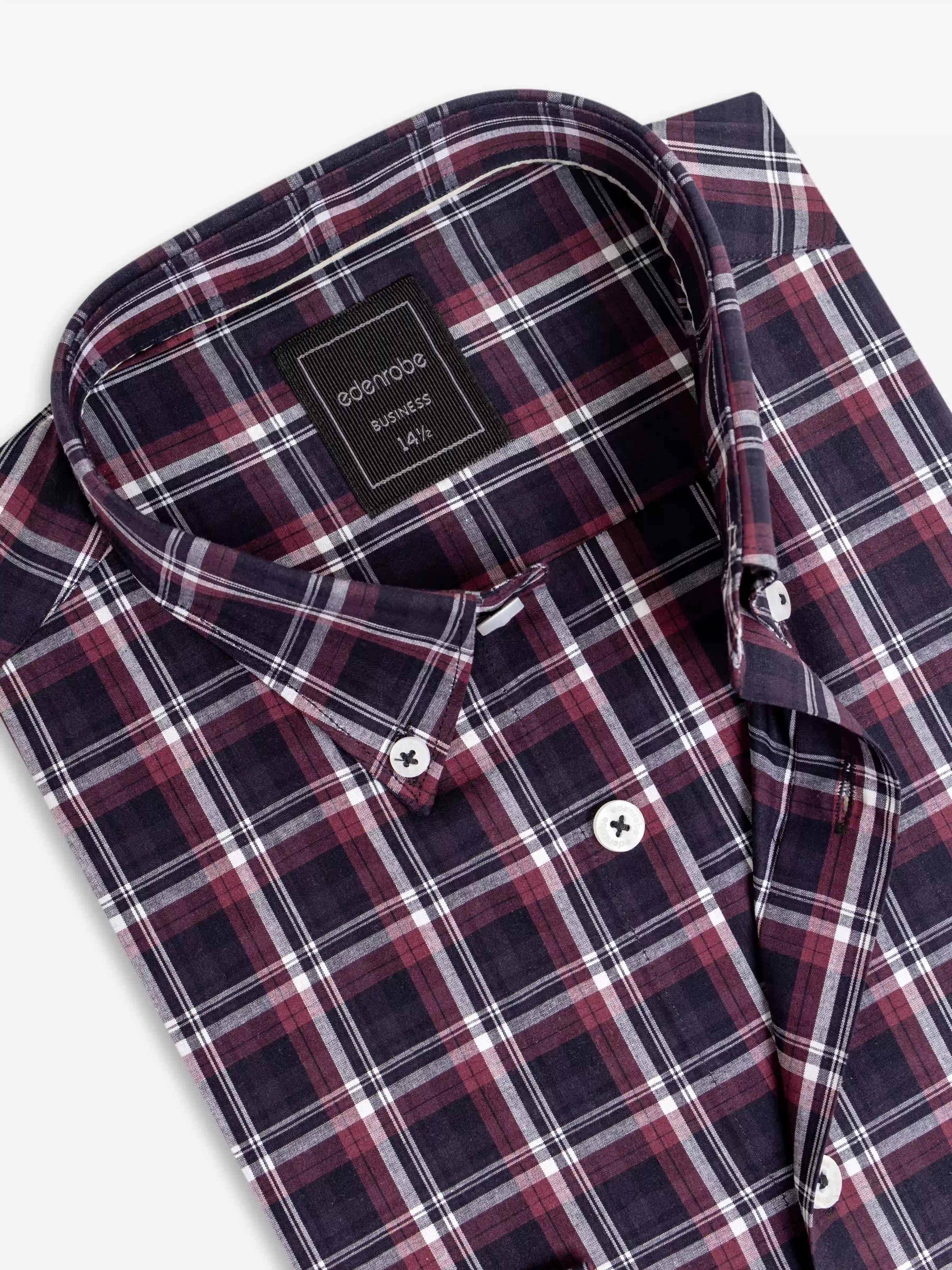 Business Check Shirt - EMTSB6-199 - Image 2