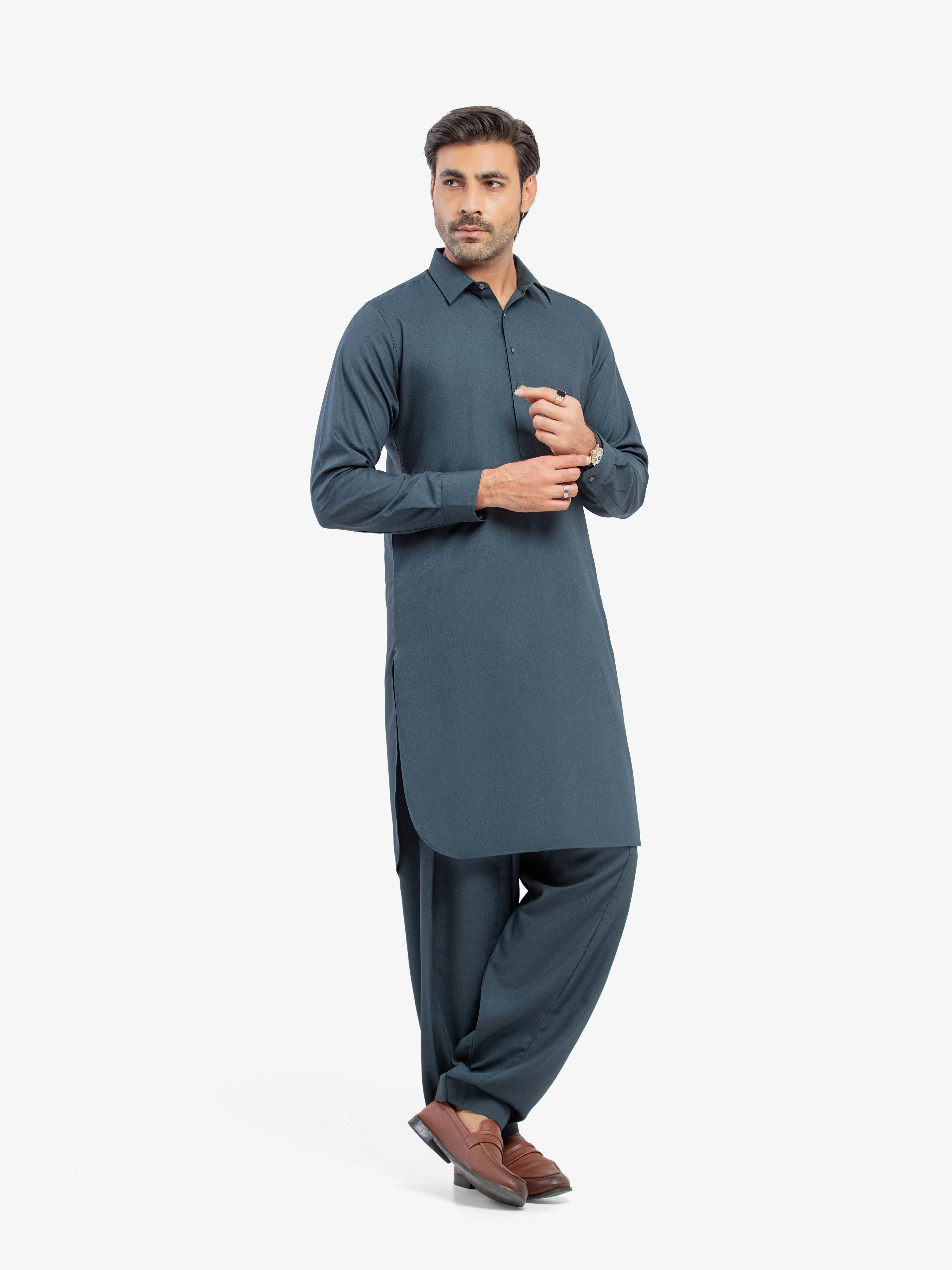 Blended Shalwar Kameez - EMTKST5-99607 - Image 4