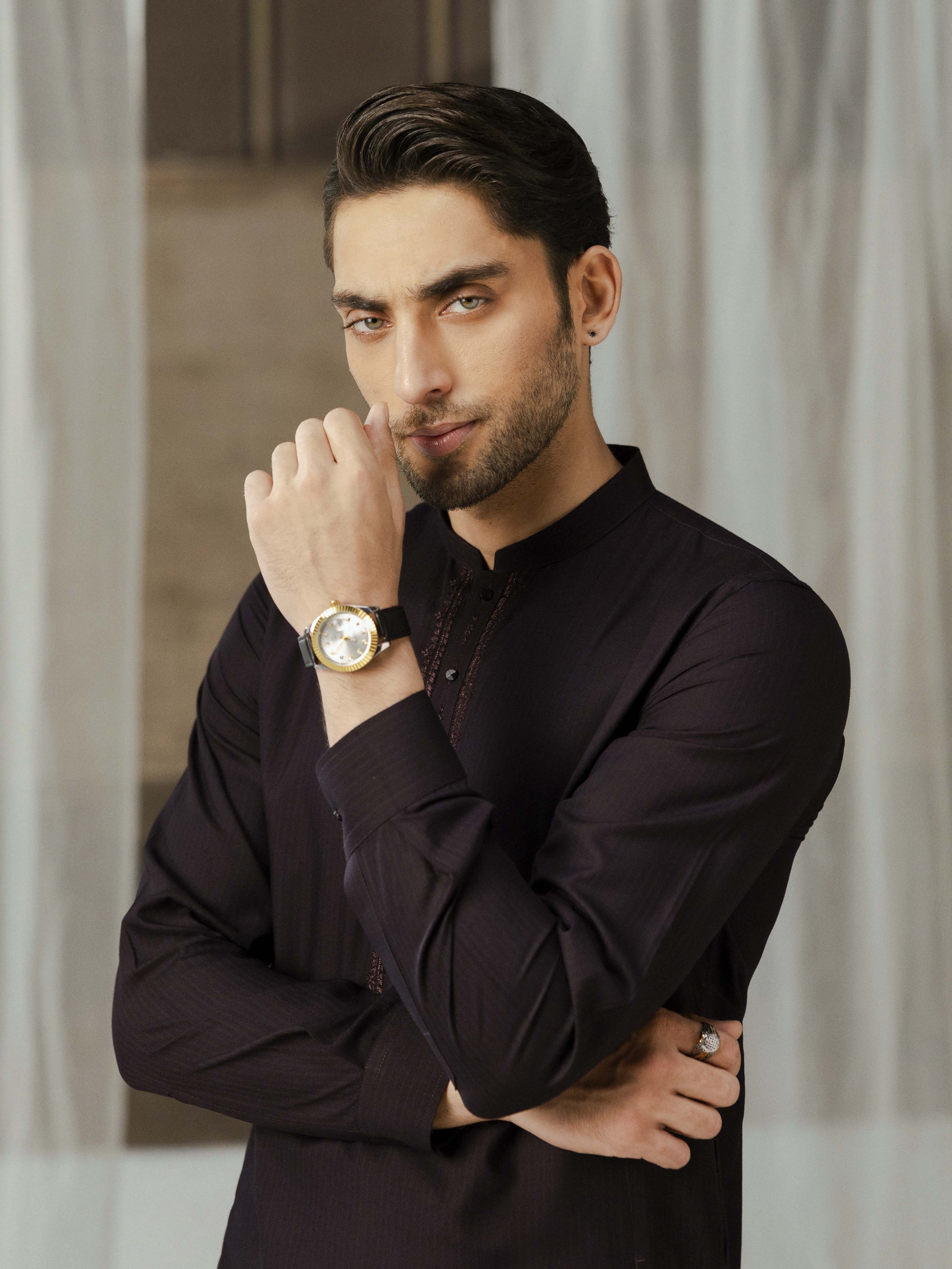 Embroidered Blended Shalwar Kameez - EMTKST5-99594 - Image 2