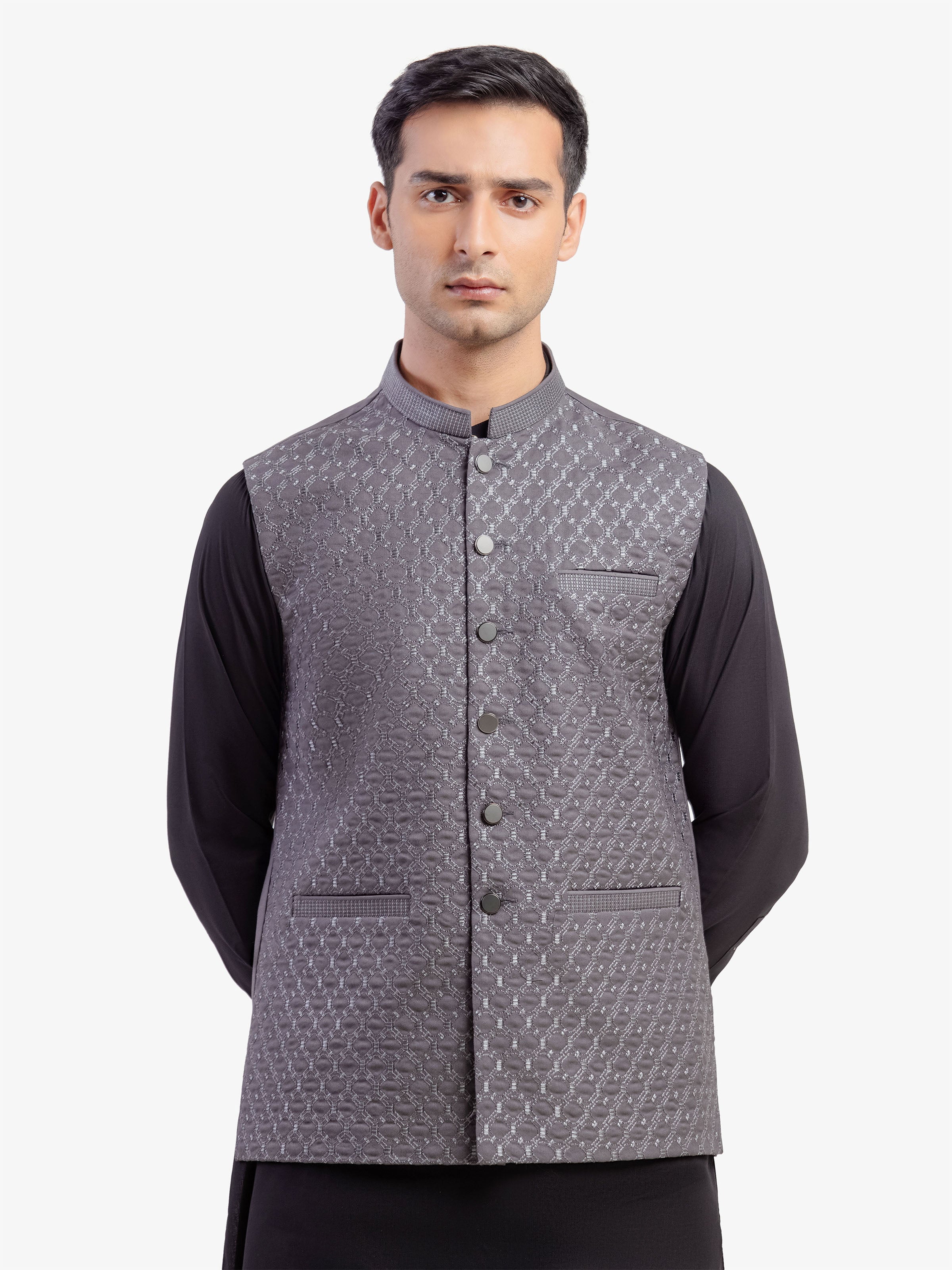Embroidered Waistcoat - EMTWC5-35964