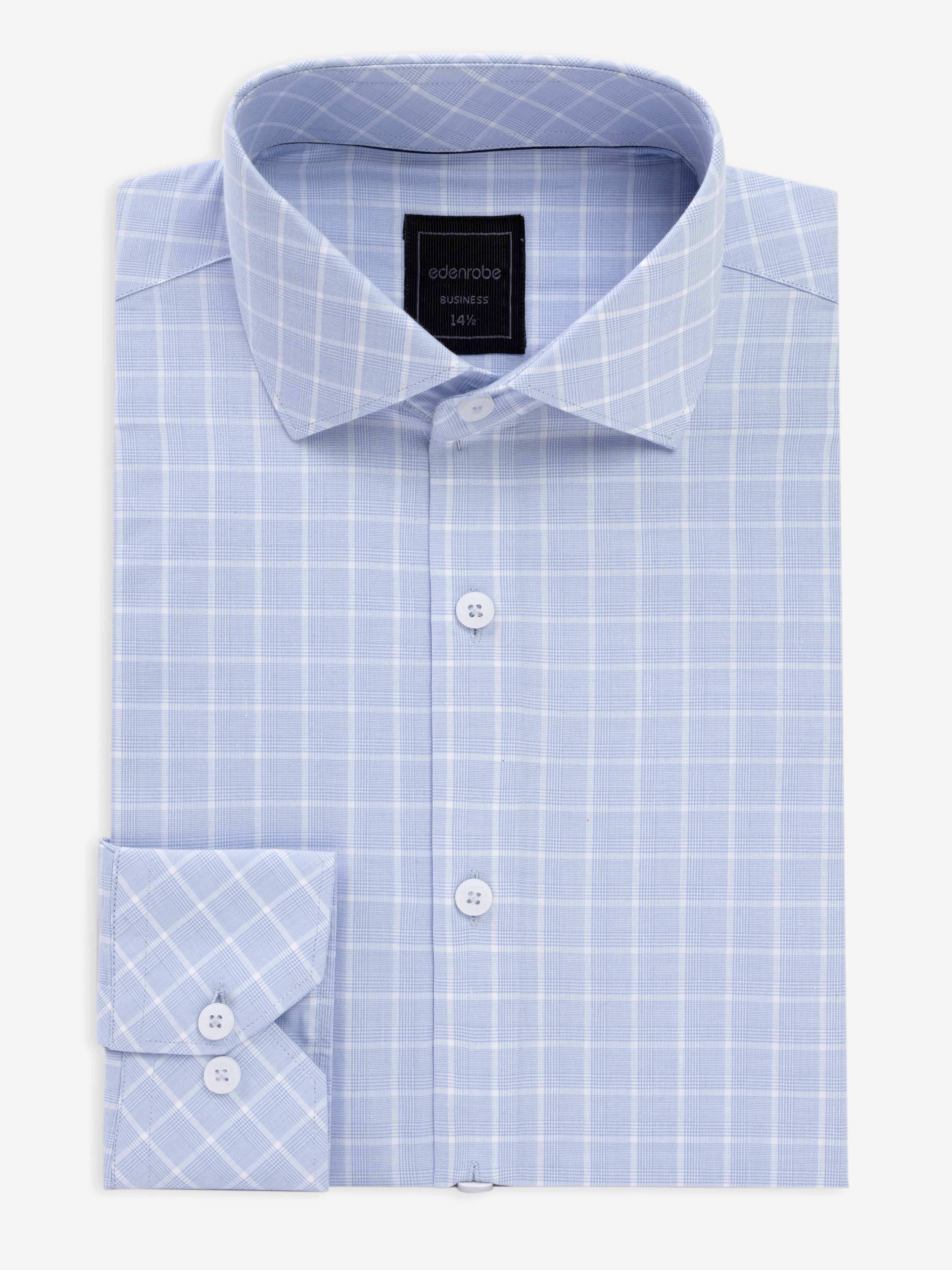 Business Check Shirt - EMTSB5-169