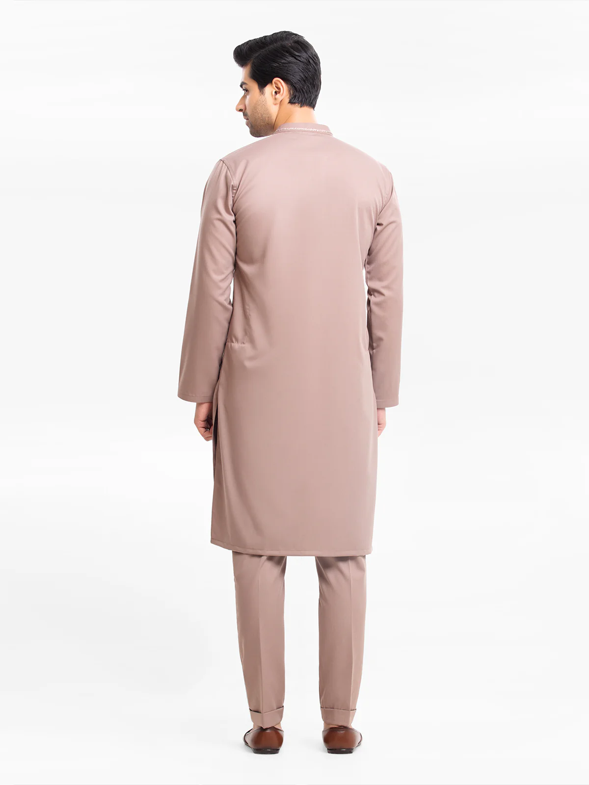 Embroidered Blended Kurta Pajama - EMTSW23-99403 - Image 5