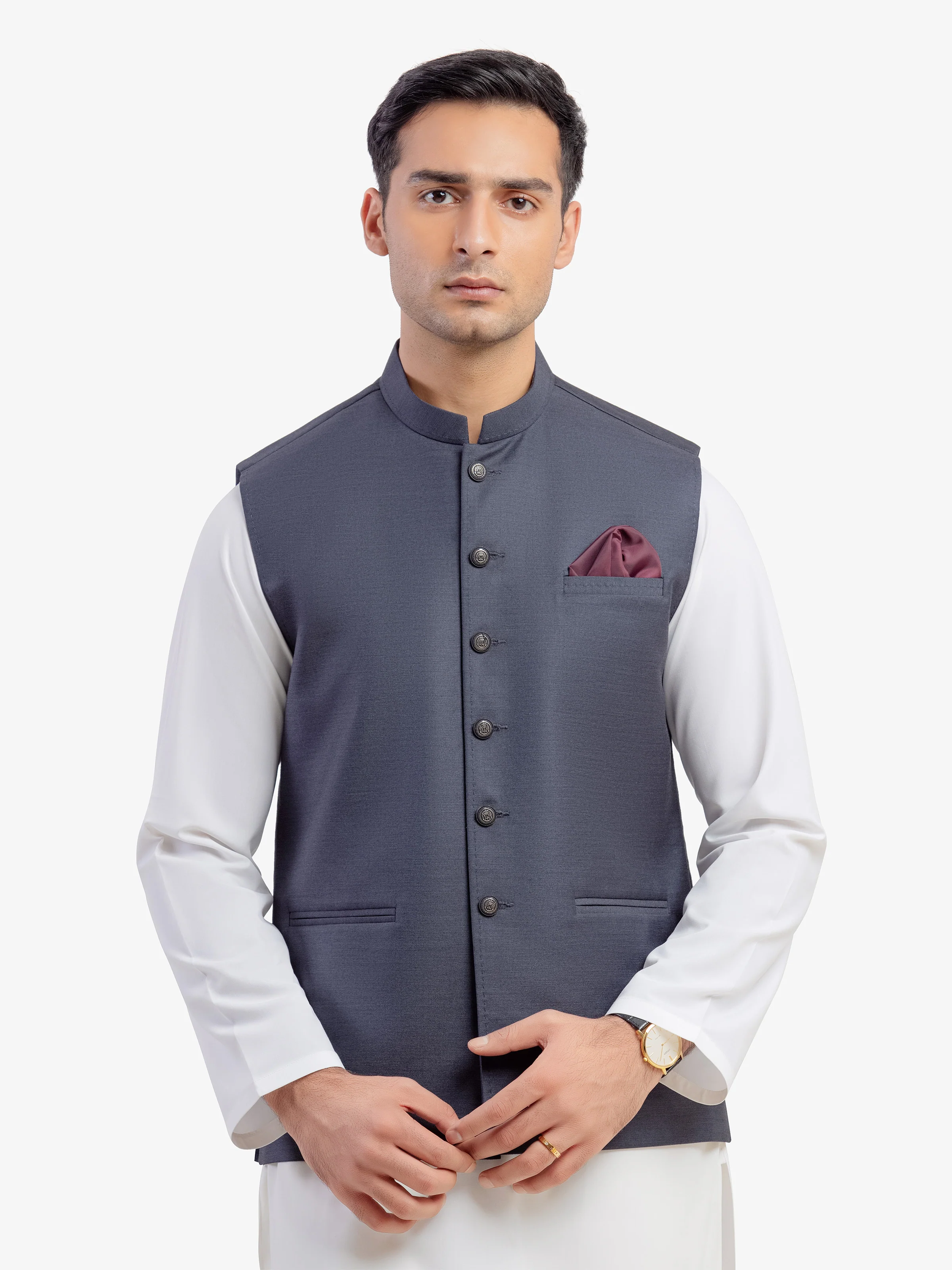 Embroidered Waistcoat - EMTWC5-35963