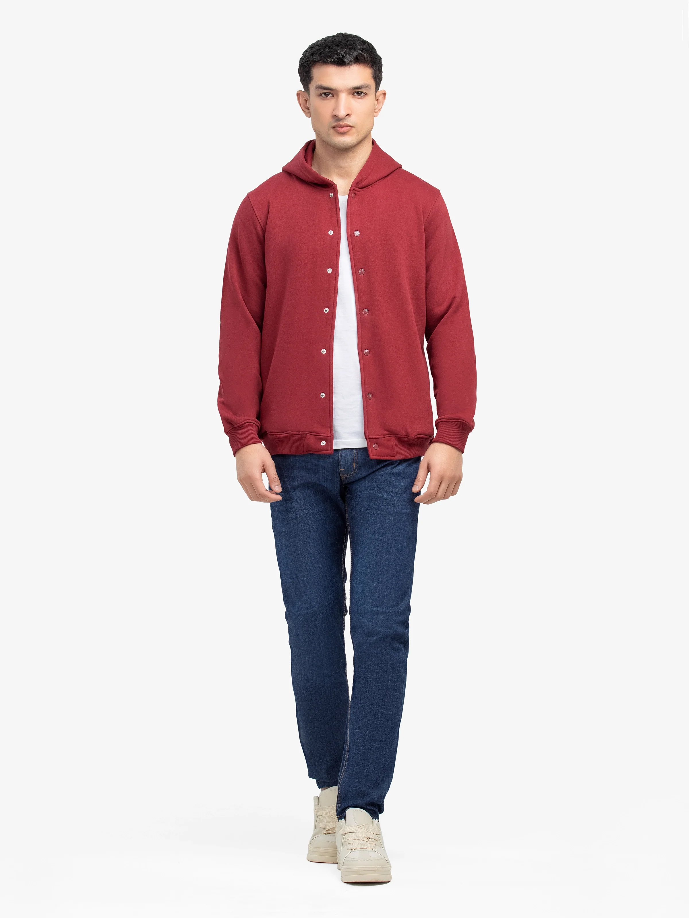 Snap Button Hoodie - EMTH24-006