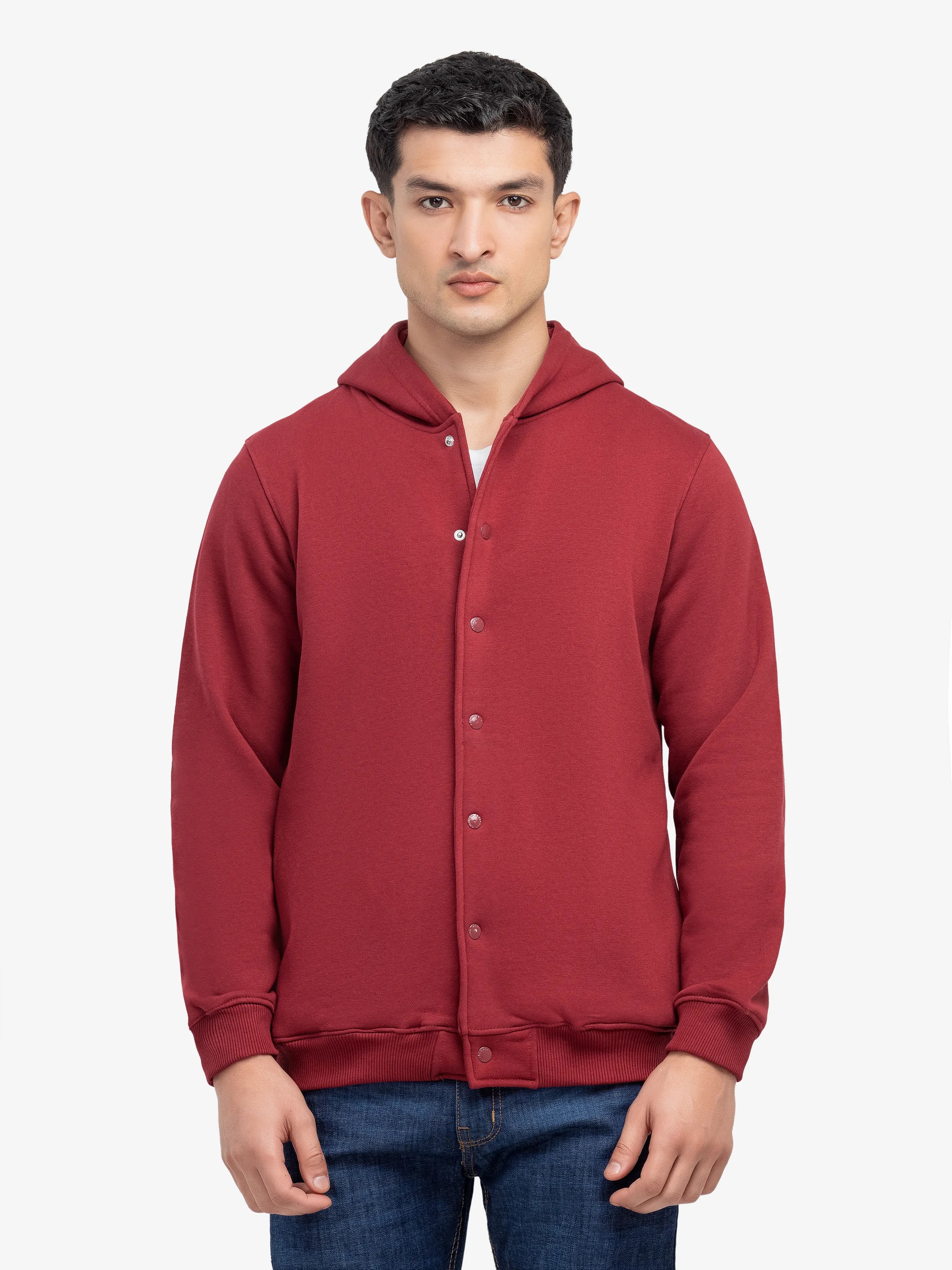 Snap Button Hoodie - EMTH24-006 - Image 2