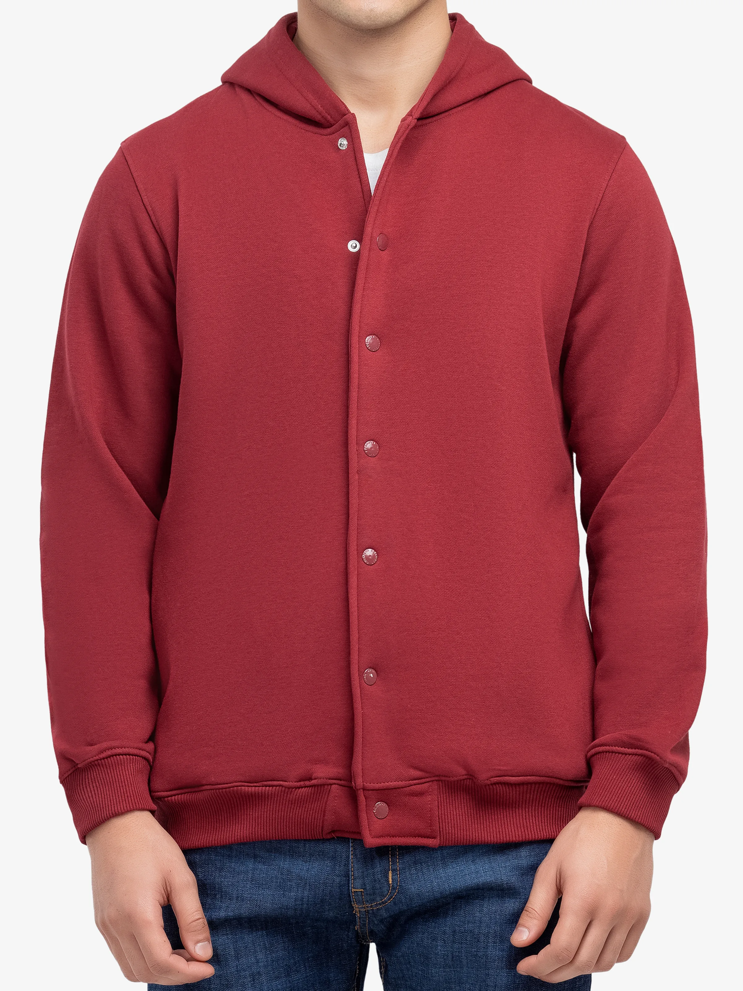 Snap Button Hoodie - EMTH24-006 - Image 3