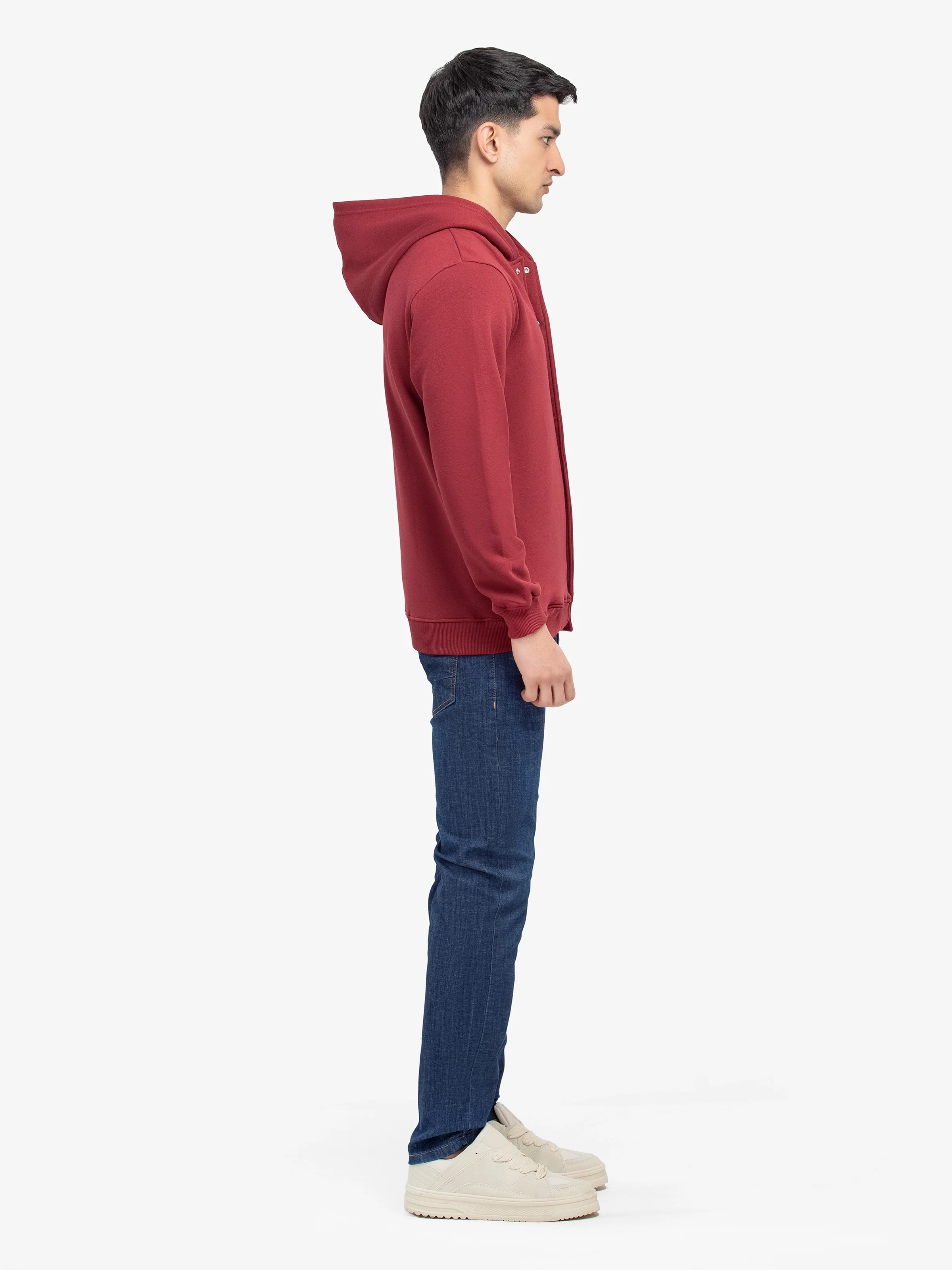 Snap Button Hoodie - EMTH24-006 - Image 4