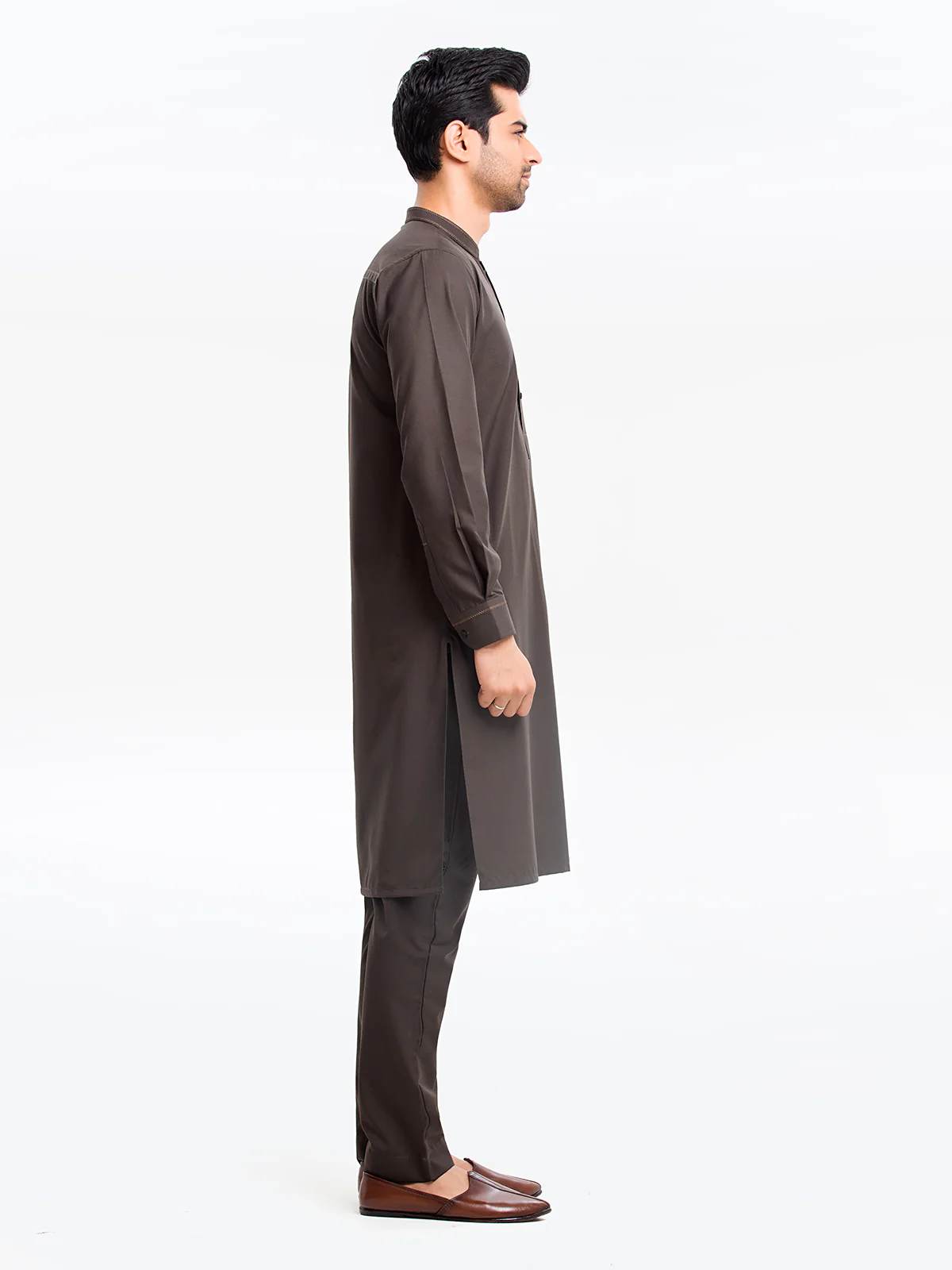 Embroidered Blended Kurta Pajama - EMTKPT23-003 - Image 3