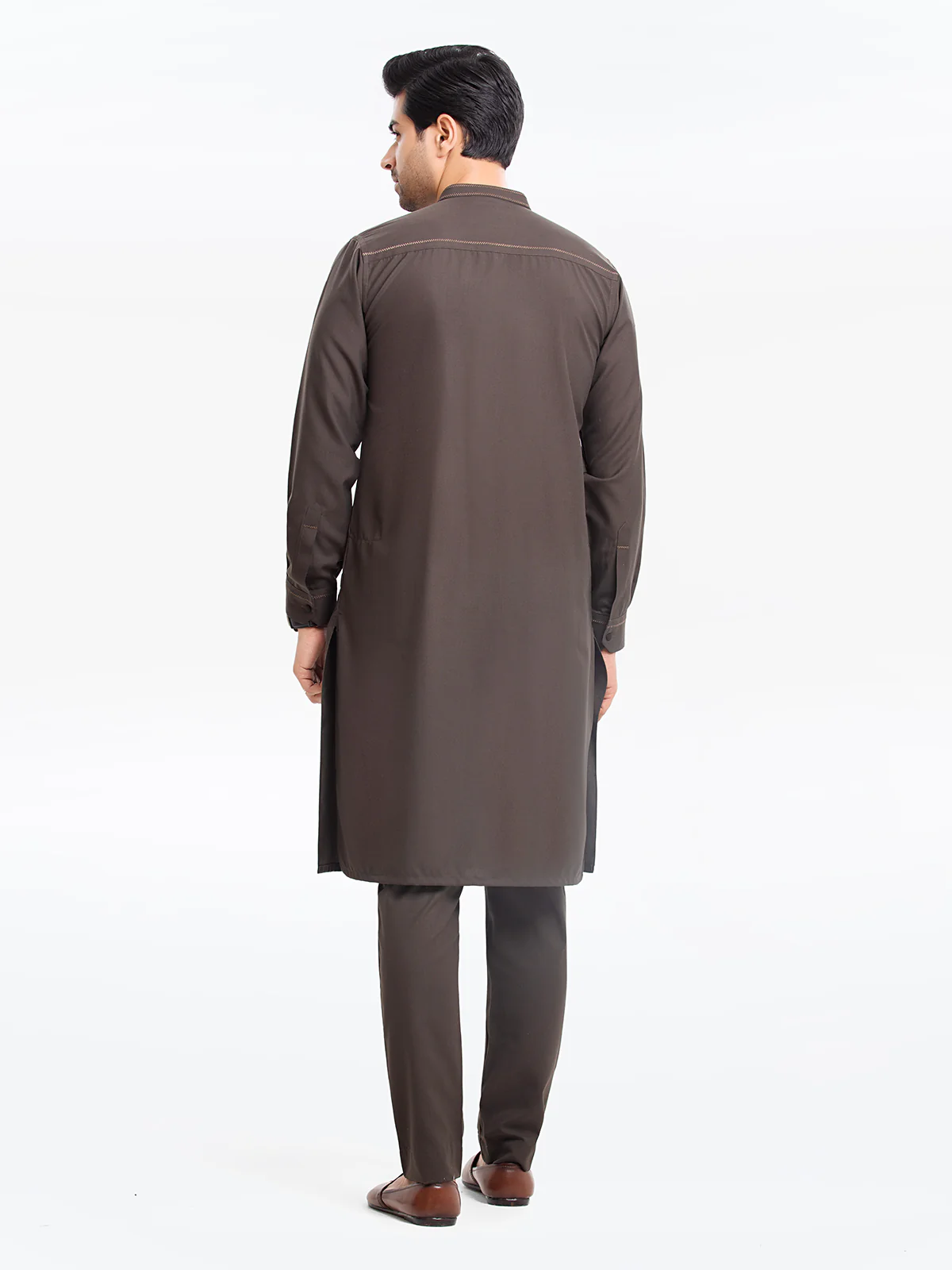 Embroidered Blended Kurta Pajama - EMTKPT23-003 - Image 5